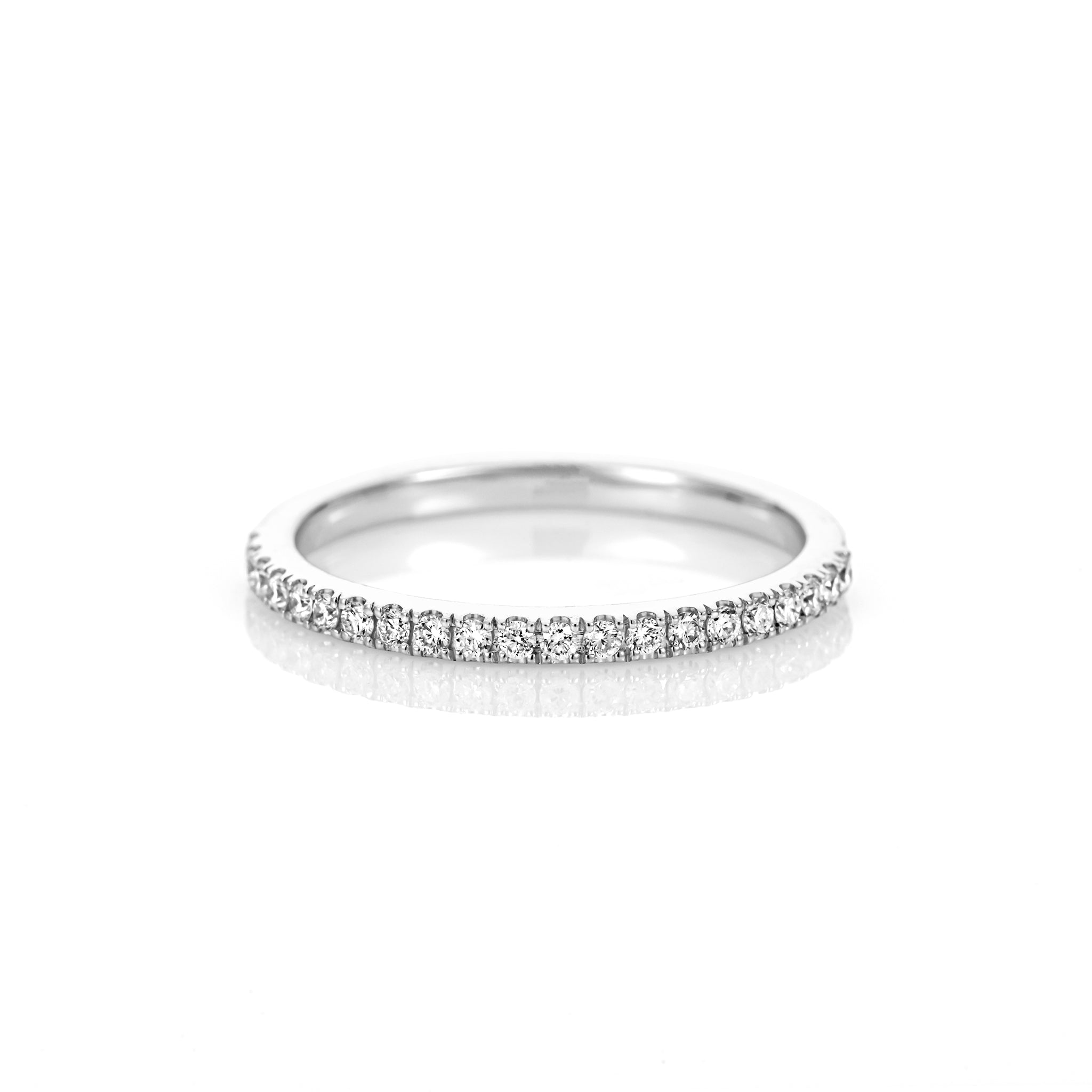 0.15ct Diamond Half Hoop Band