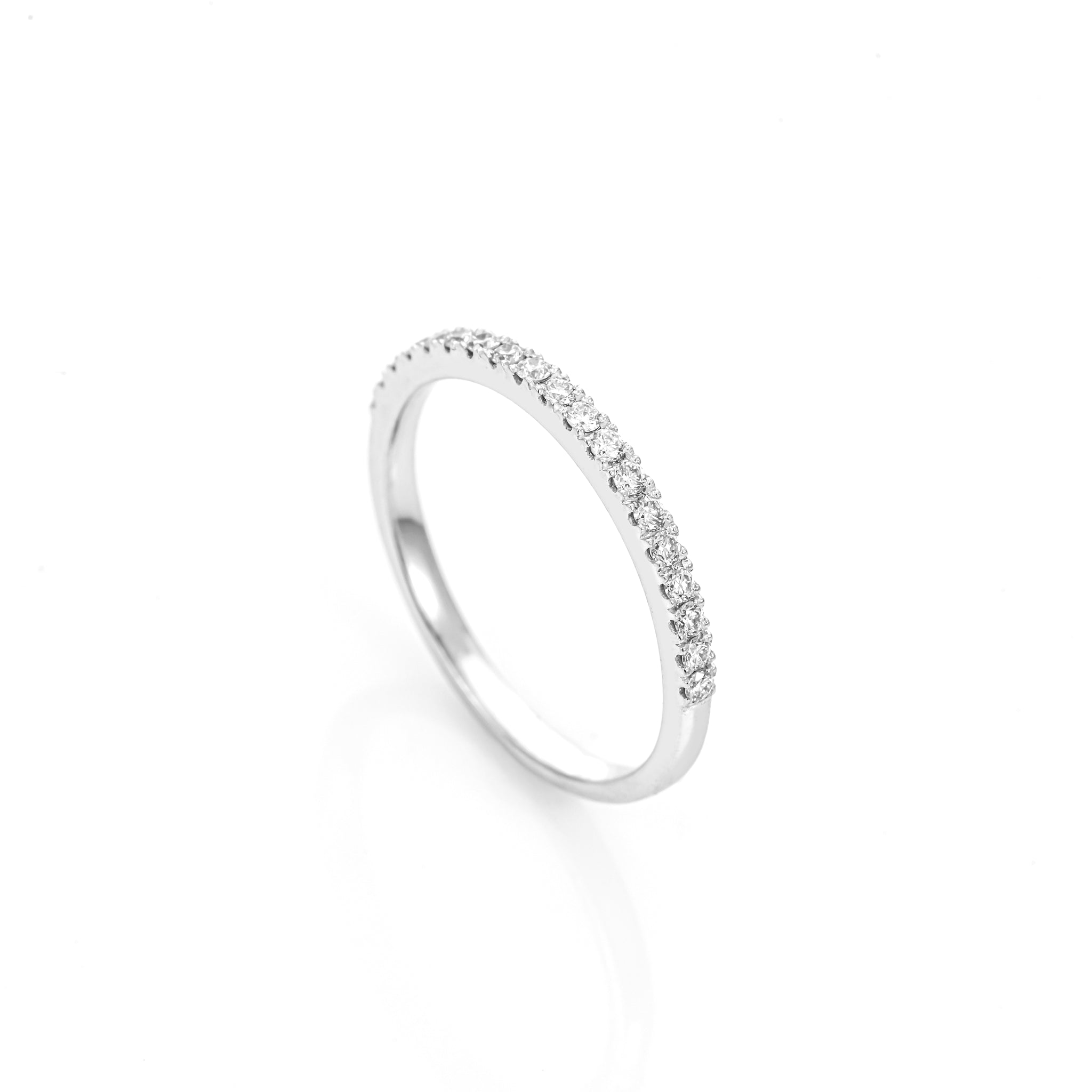 0.20ct Diamond Half Hoop Band
