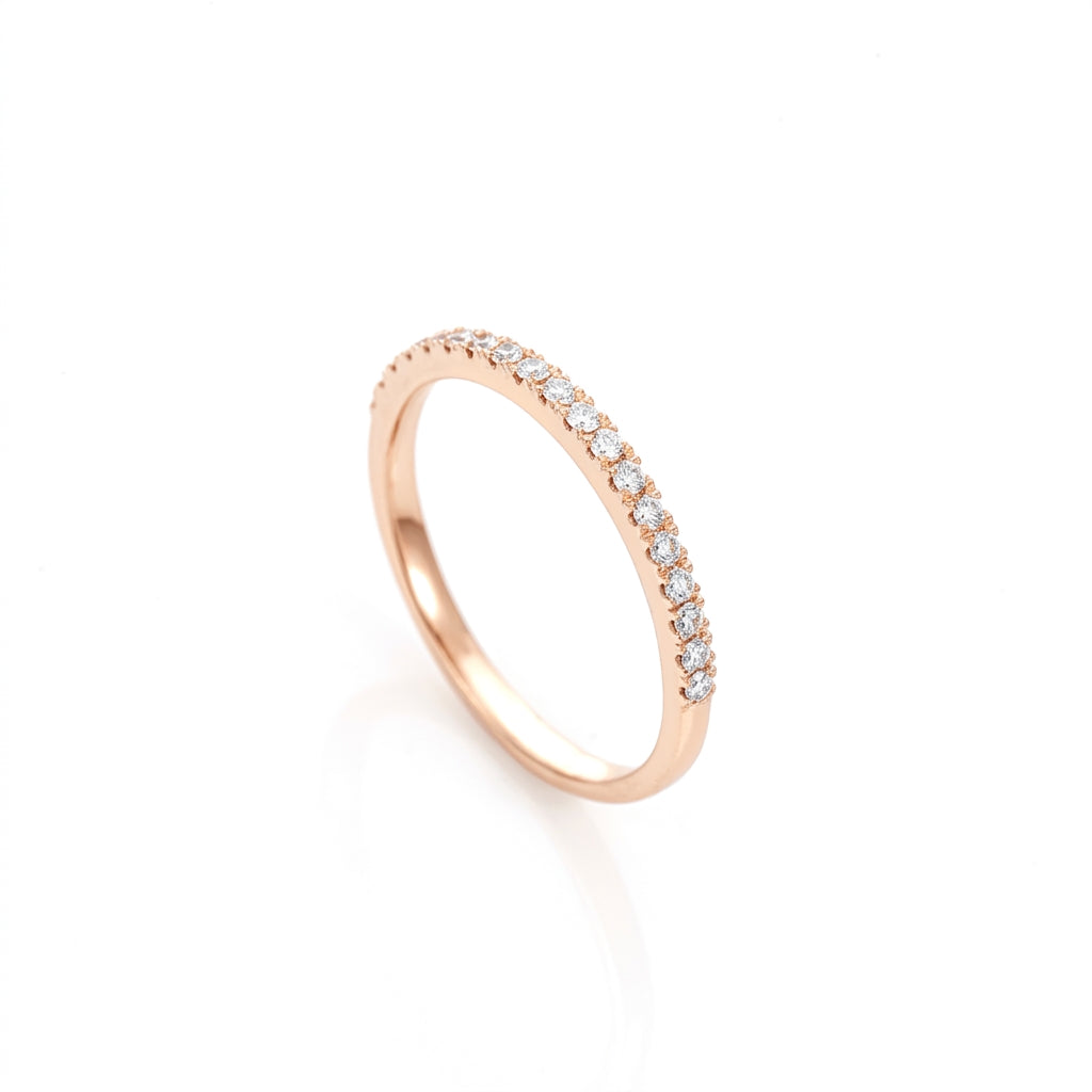 0.20ct Diamond Half Hoop Band