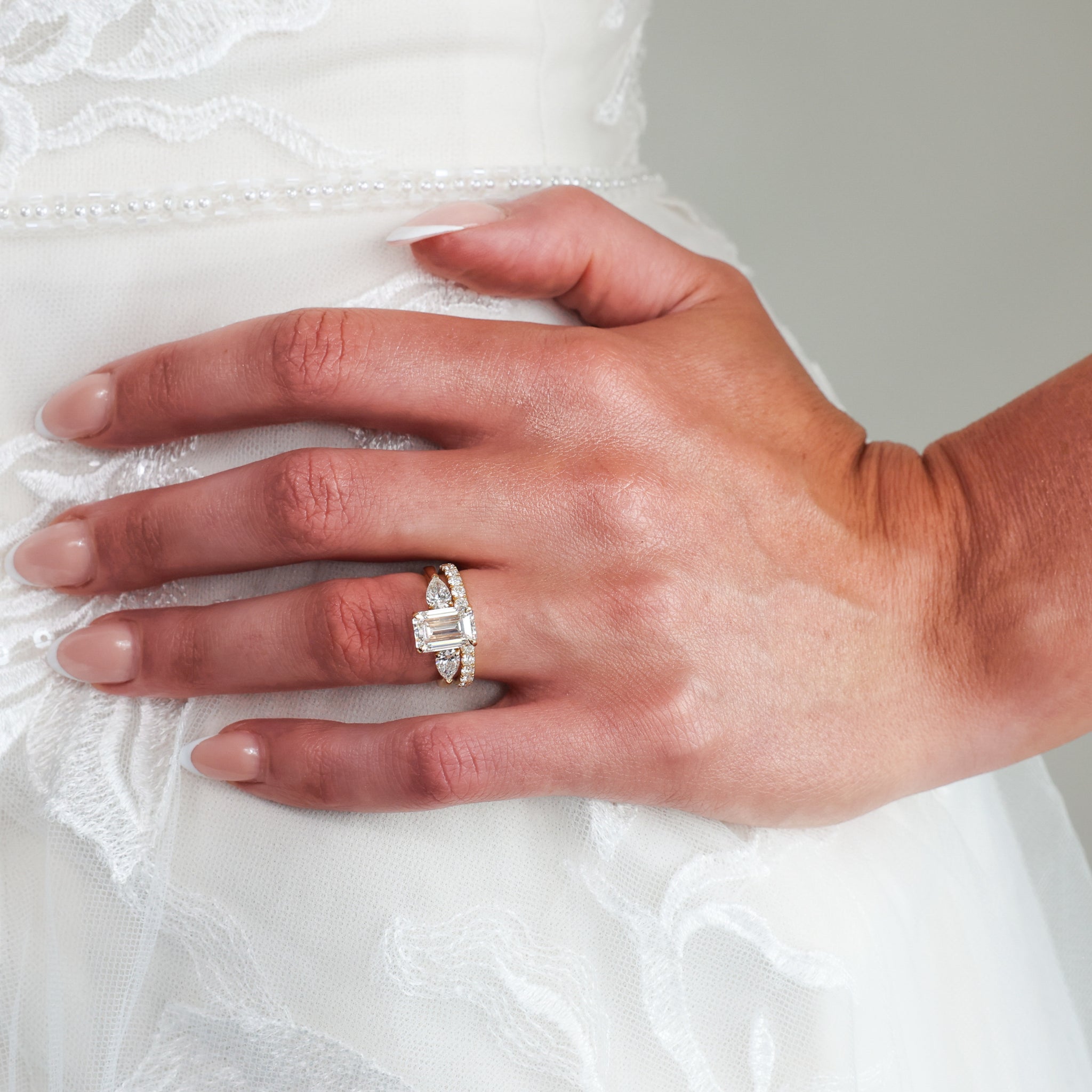 0.40ct Diamond Half Hoop Band