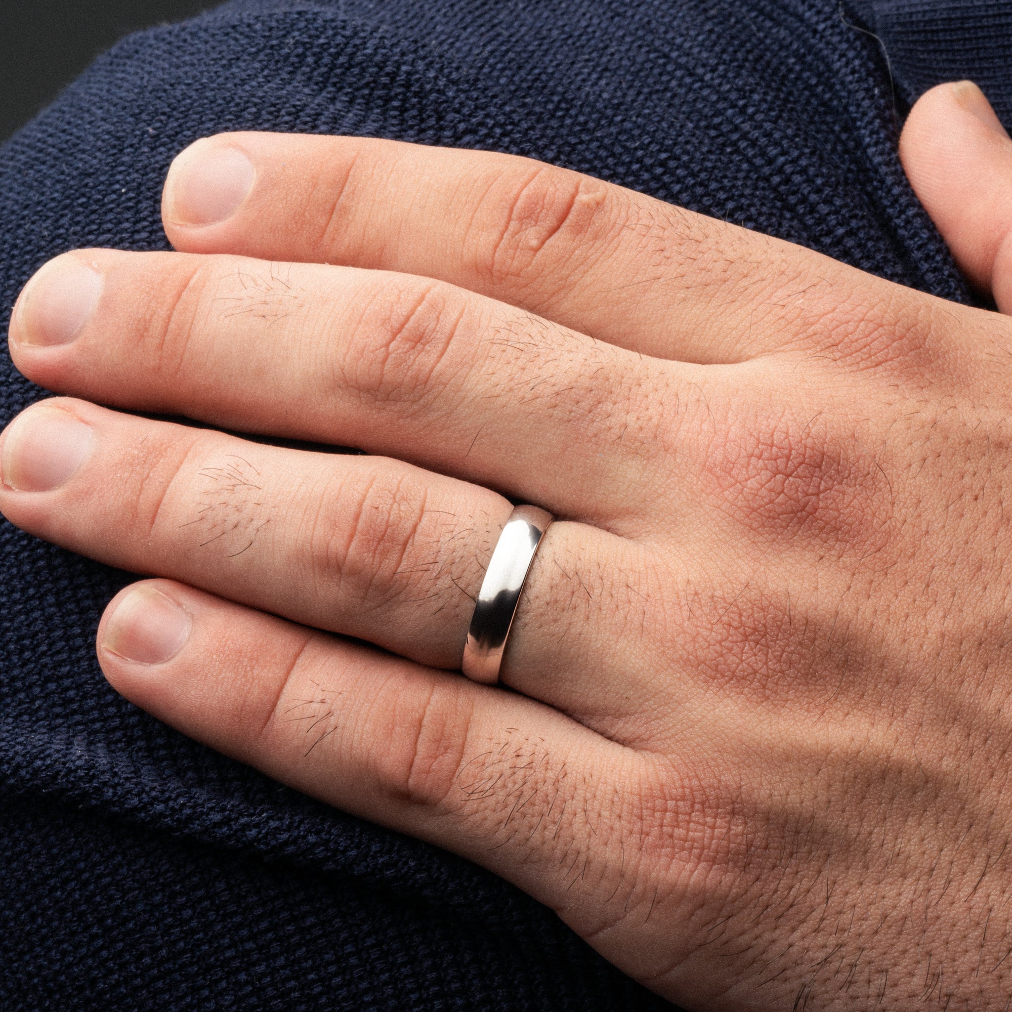 Classic Court Shape 5mm Wedding Band