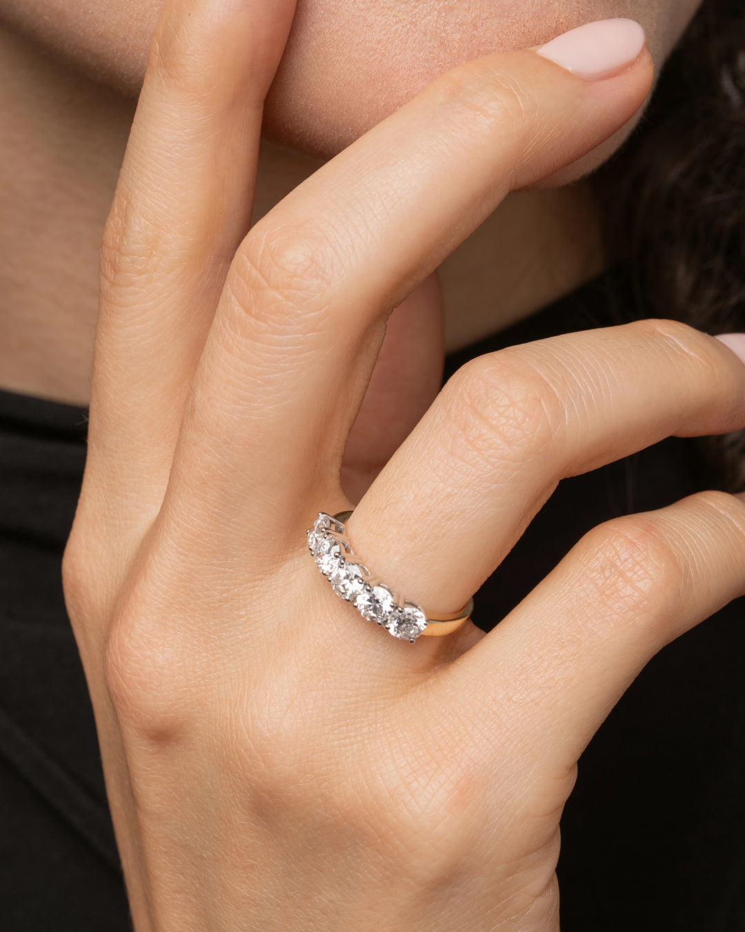 Classic Five Stone Eternity Ring
