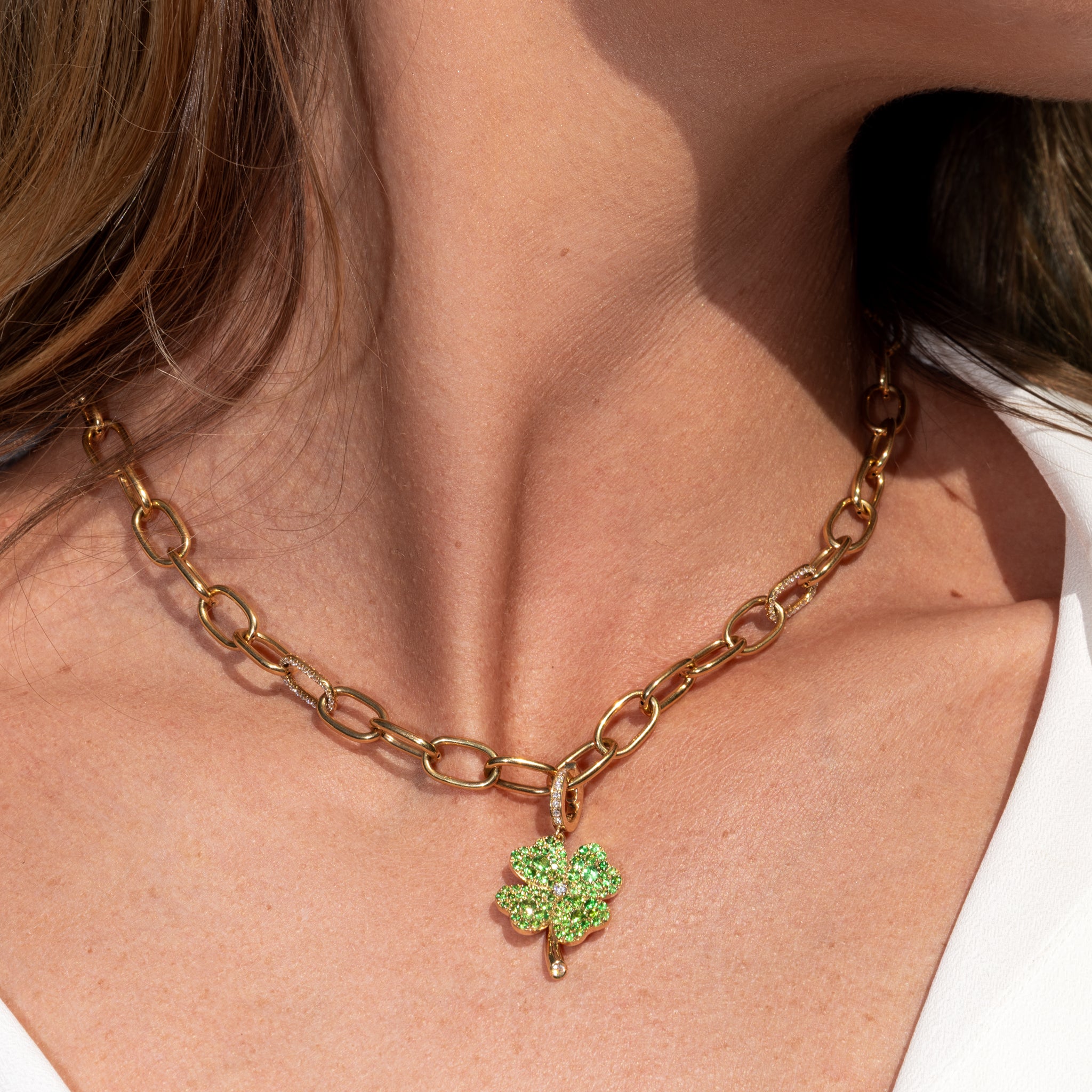 Four Leaf Clover Charm