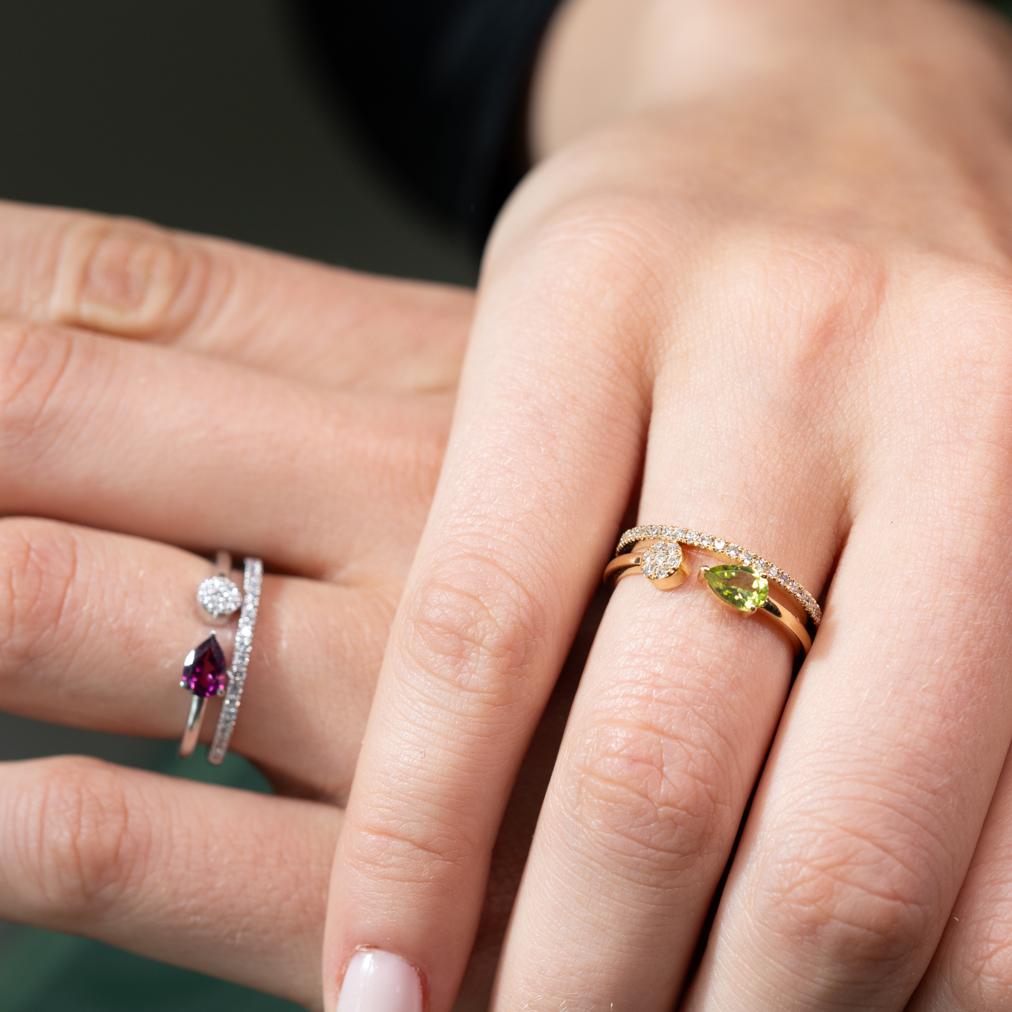 Double Band Gemini Ring