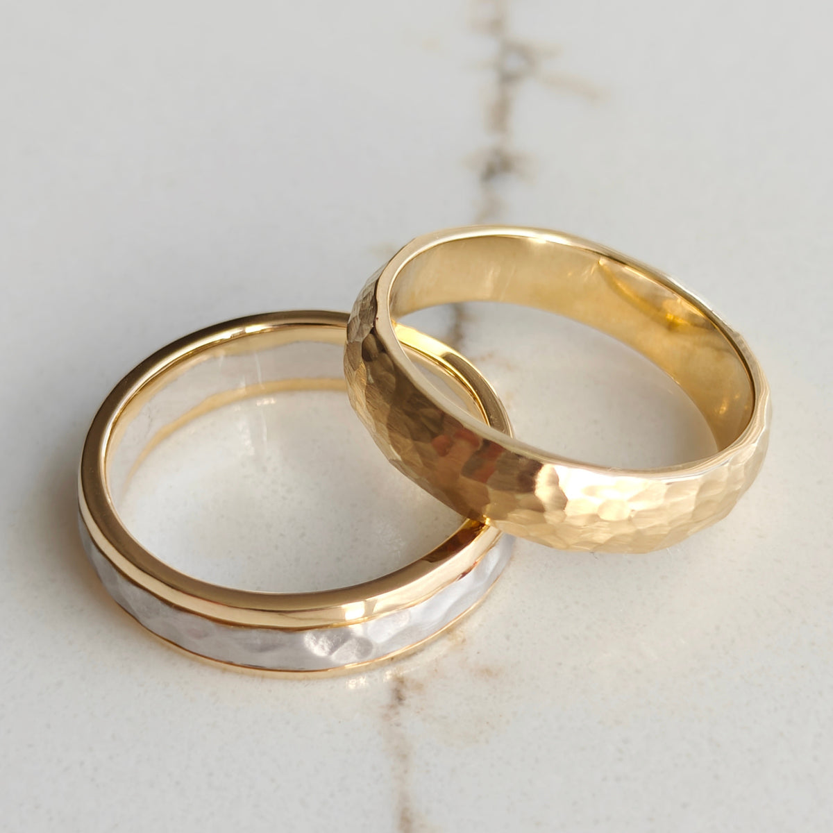 Hammered Gold Ring