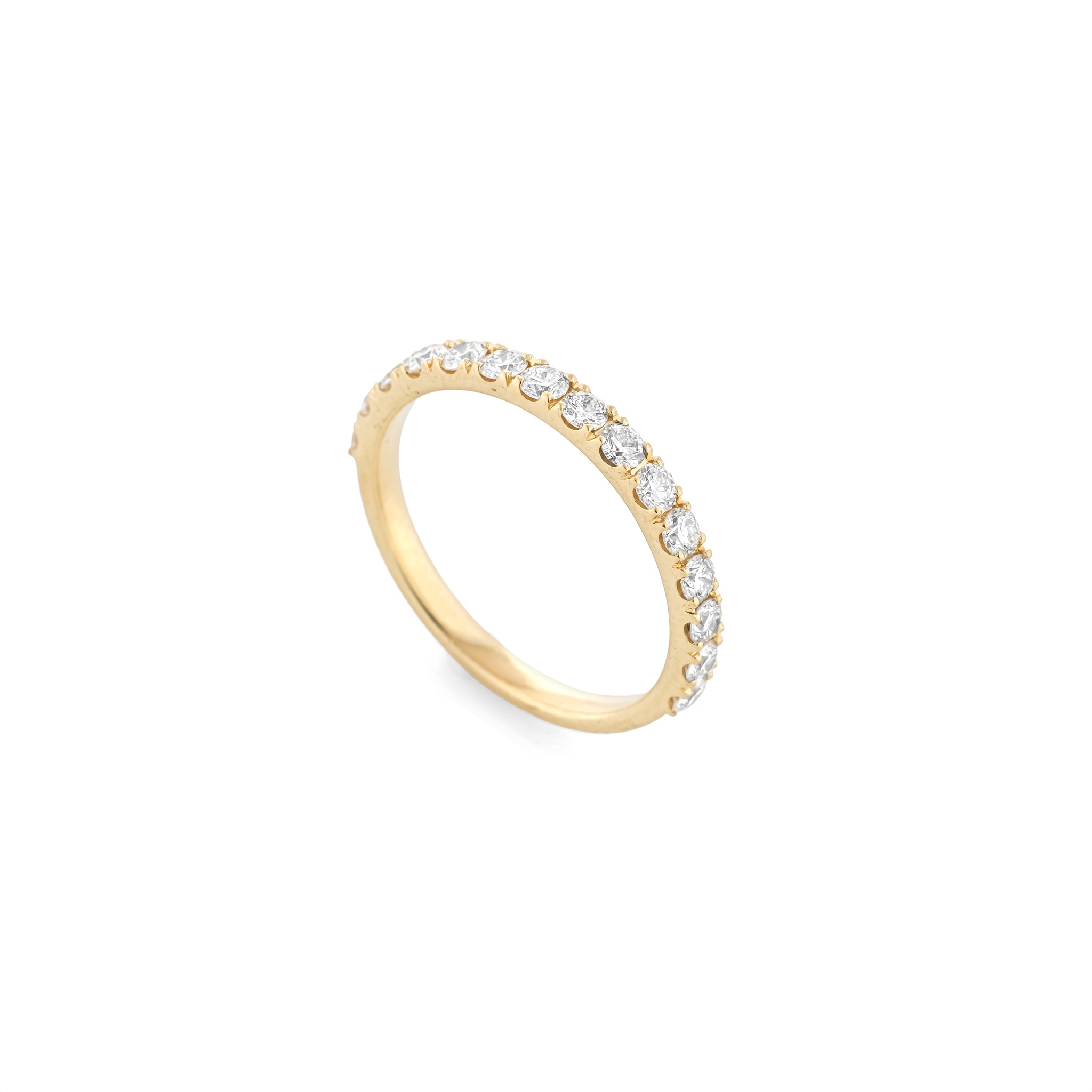 0.80ct Diamond Half Hoop Band
