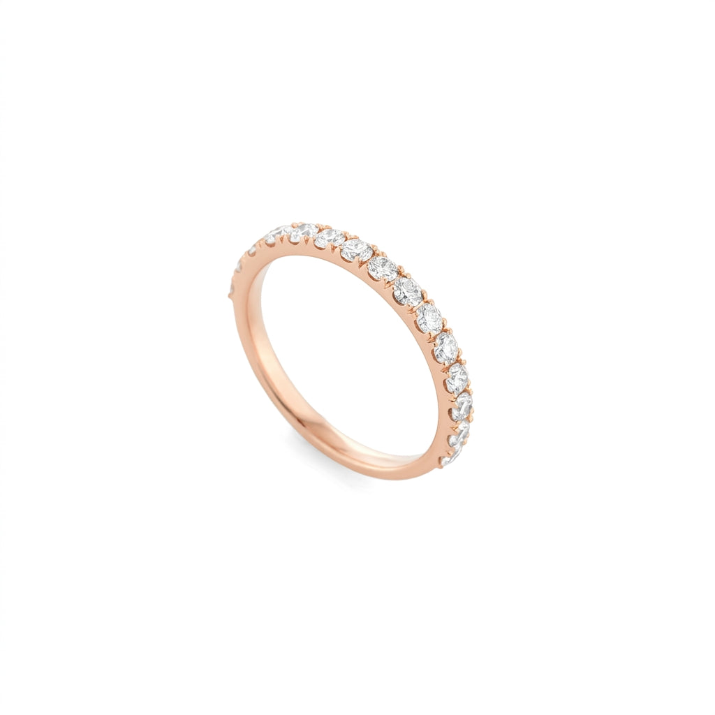 0.80ct Diamond Half Hoop Band