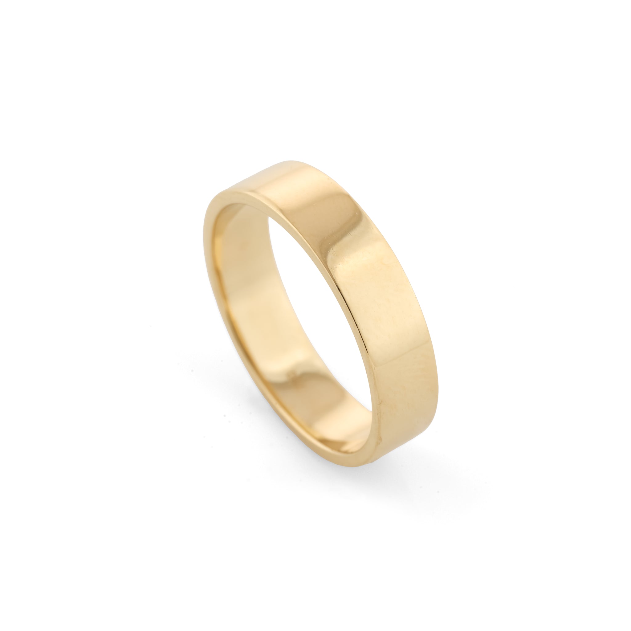 Straight Edge 5mm Wedding Band