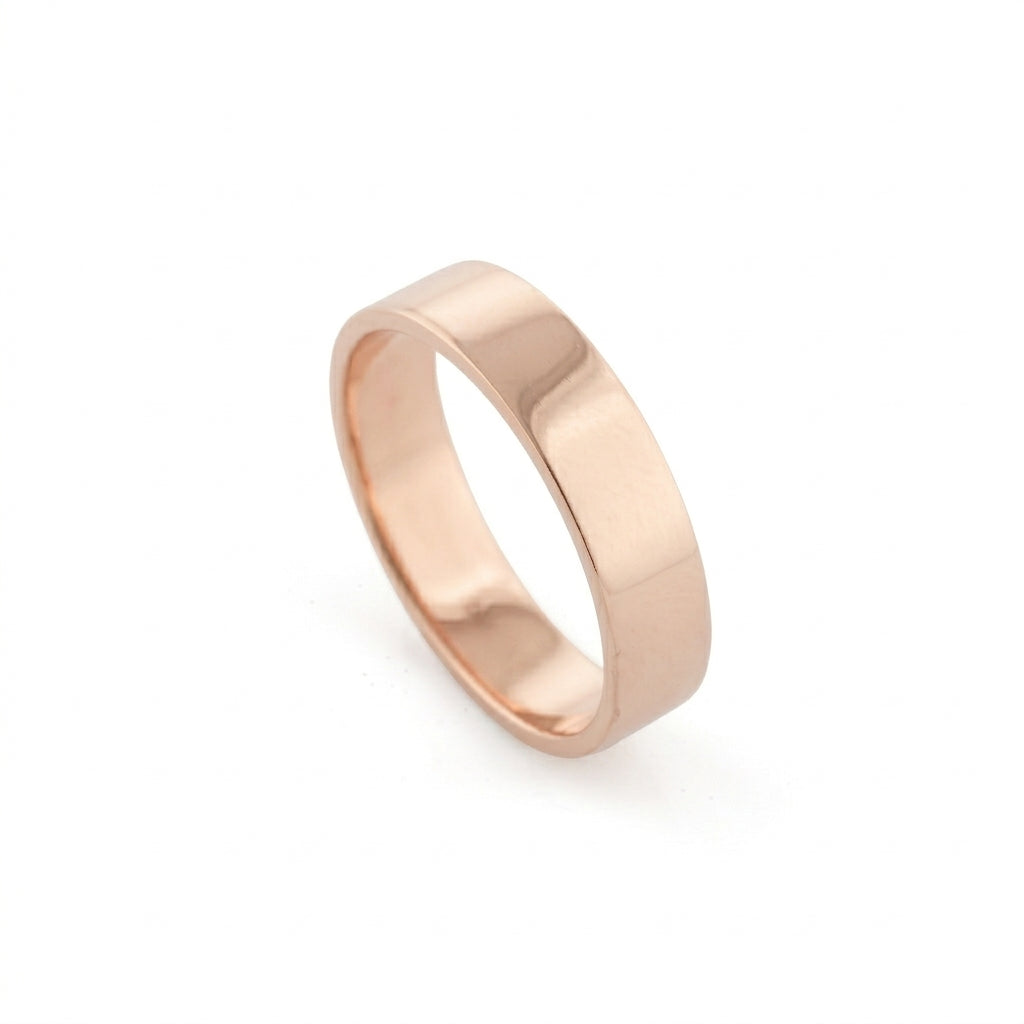 Straight Edge 5mm Wedding Band
