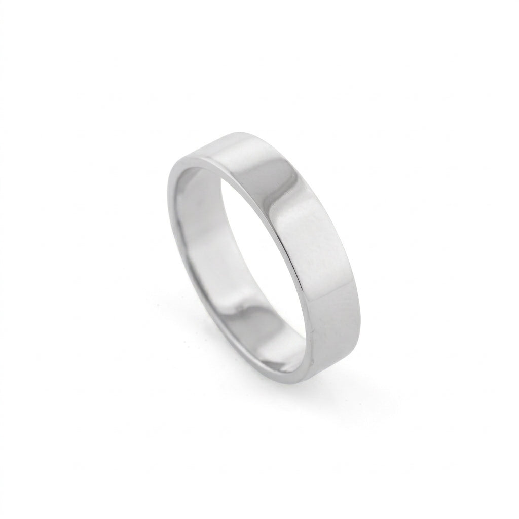 Straight Edge 5mm Wedding Band