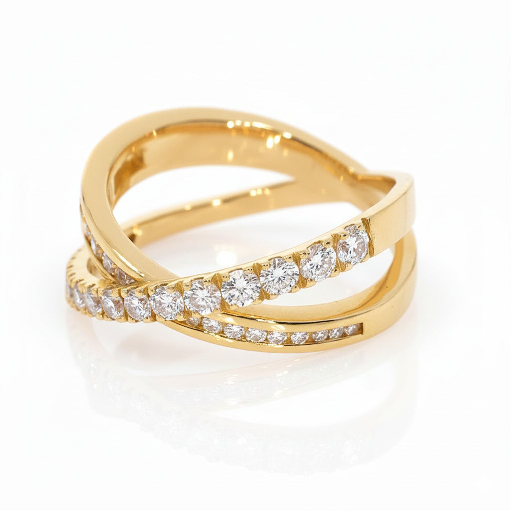 Criss Cross Ring - Large