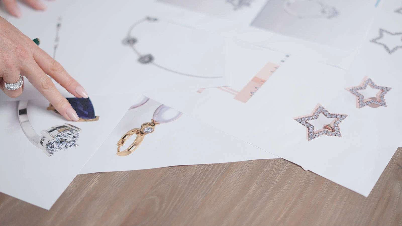 Diamond jewellery design creation
