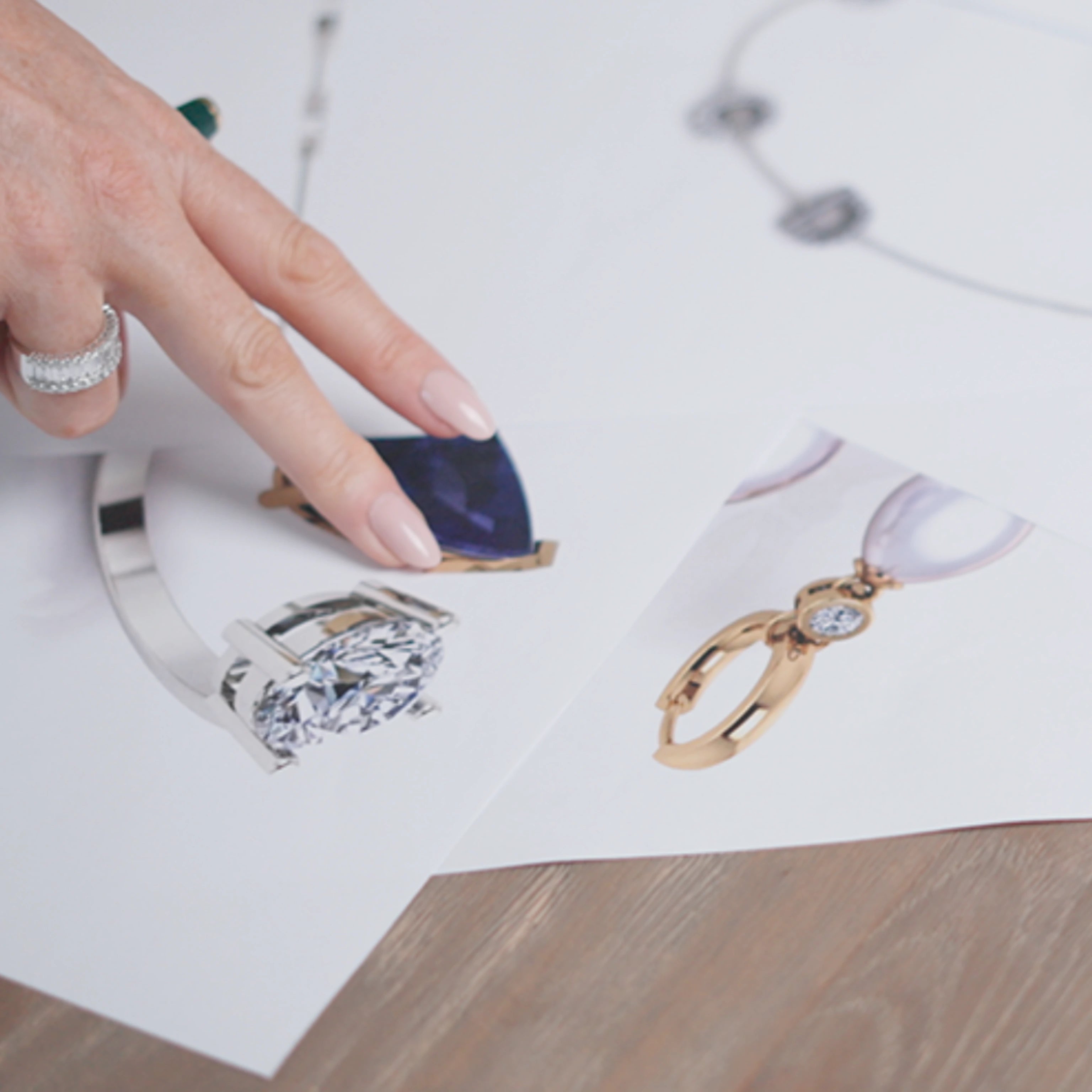 Fine jewellery design creation