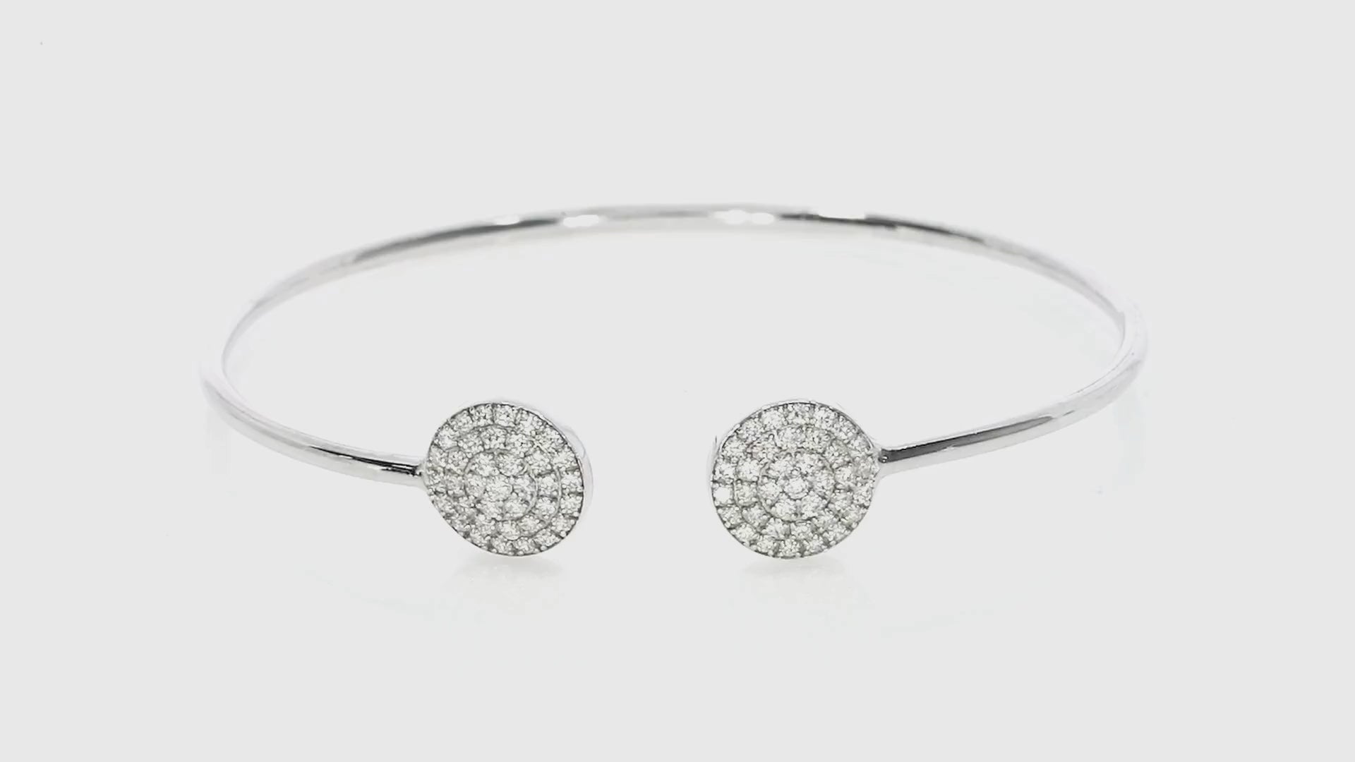 Elegant certified diamond bracelet featuring round diamond clusters set in sleek metal for a sophisticated look