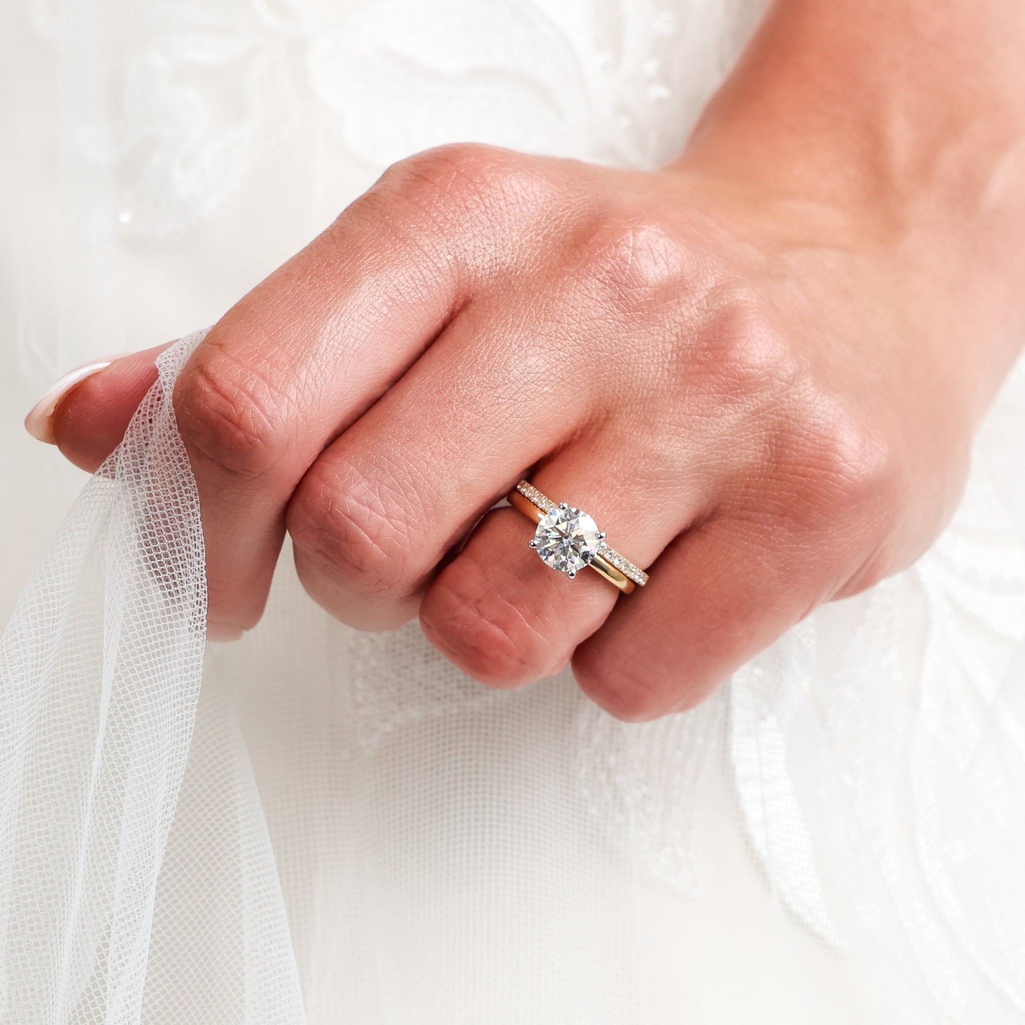 0.20ct Diamond Half Hoop Band