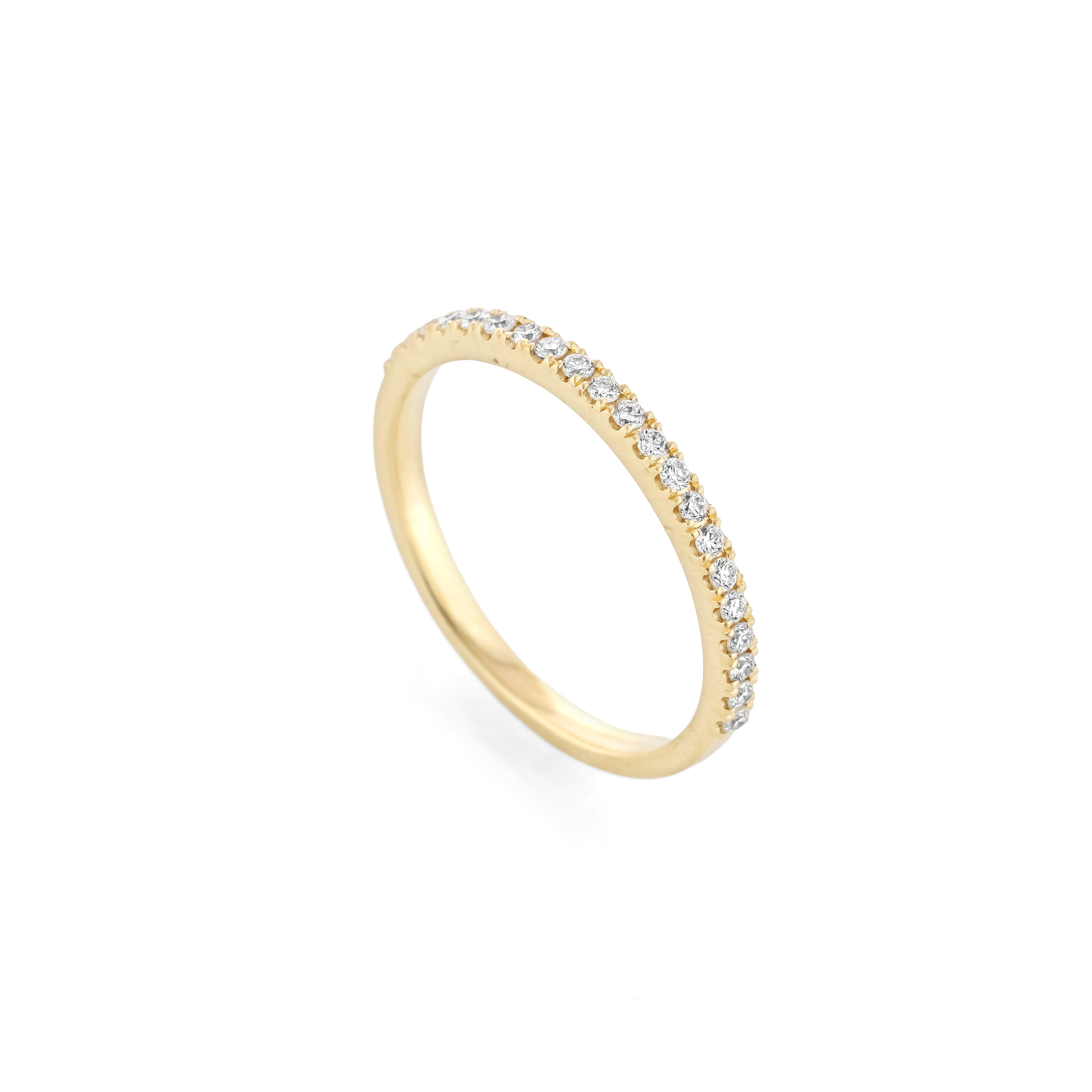 0.20ct Diamond Half Hoop Band