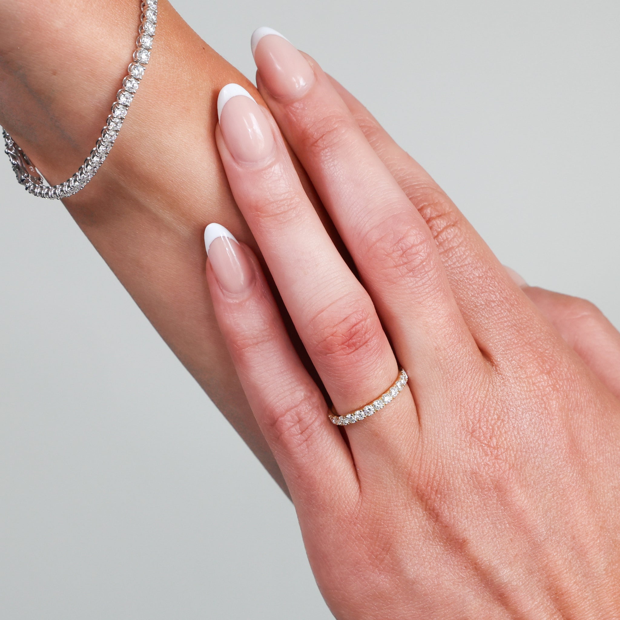 0.40ct Diamond Half Hoop Band