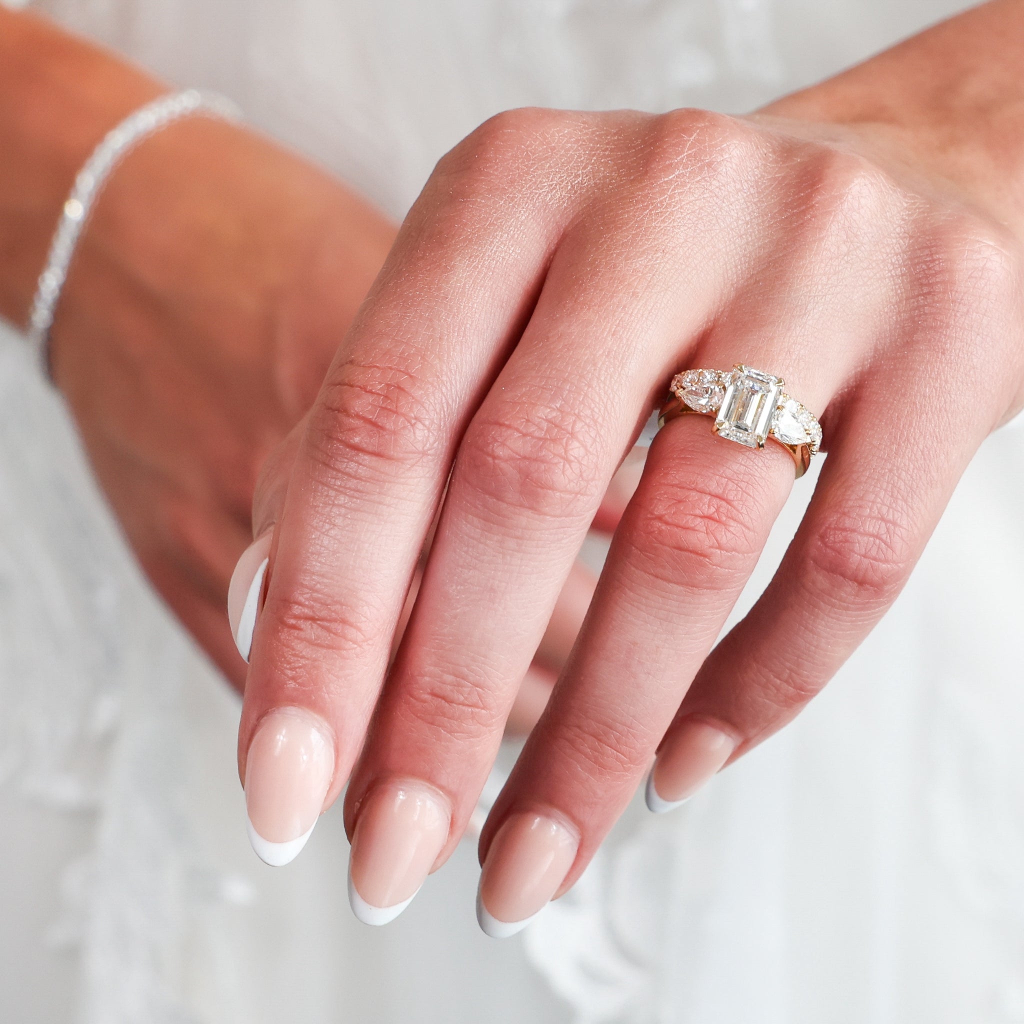 0.70ct Diamond Half Hoop Band