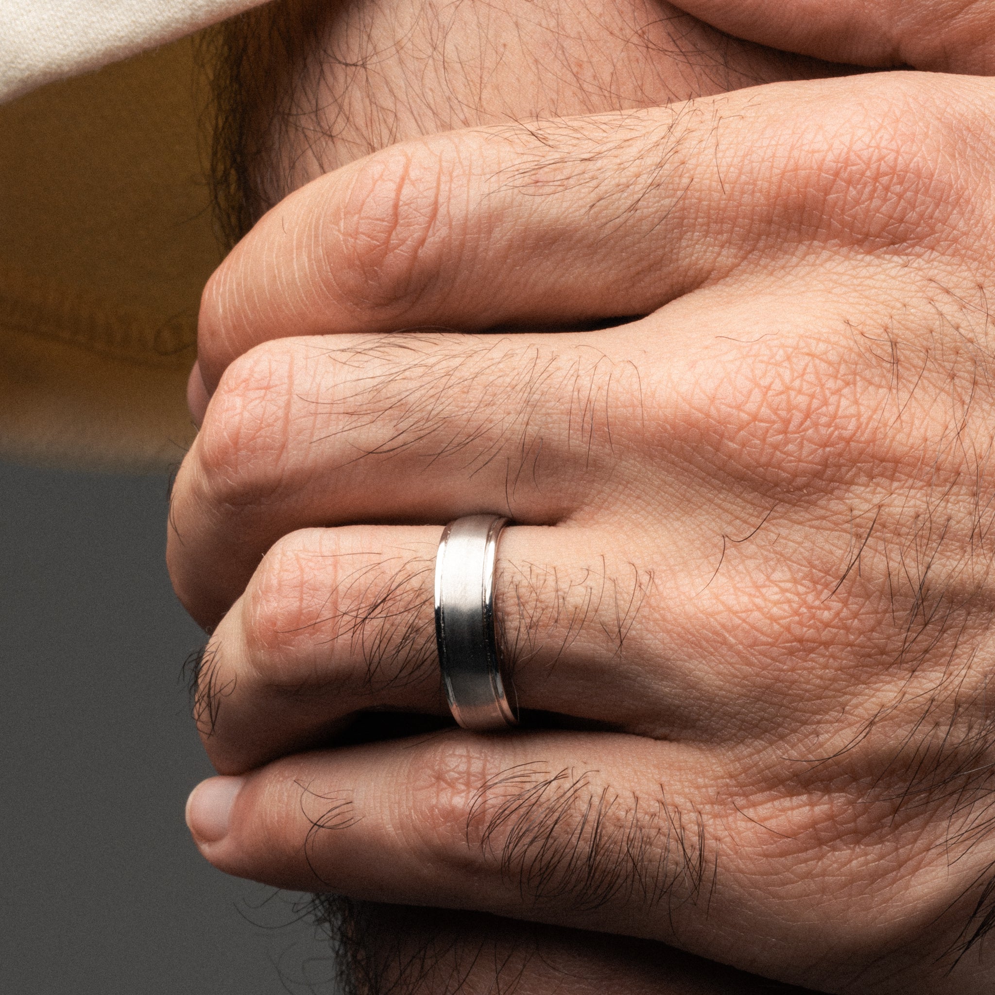 Groove Detail Wedding Band