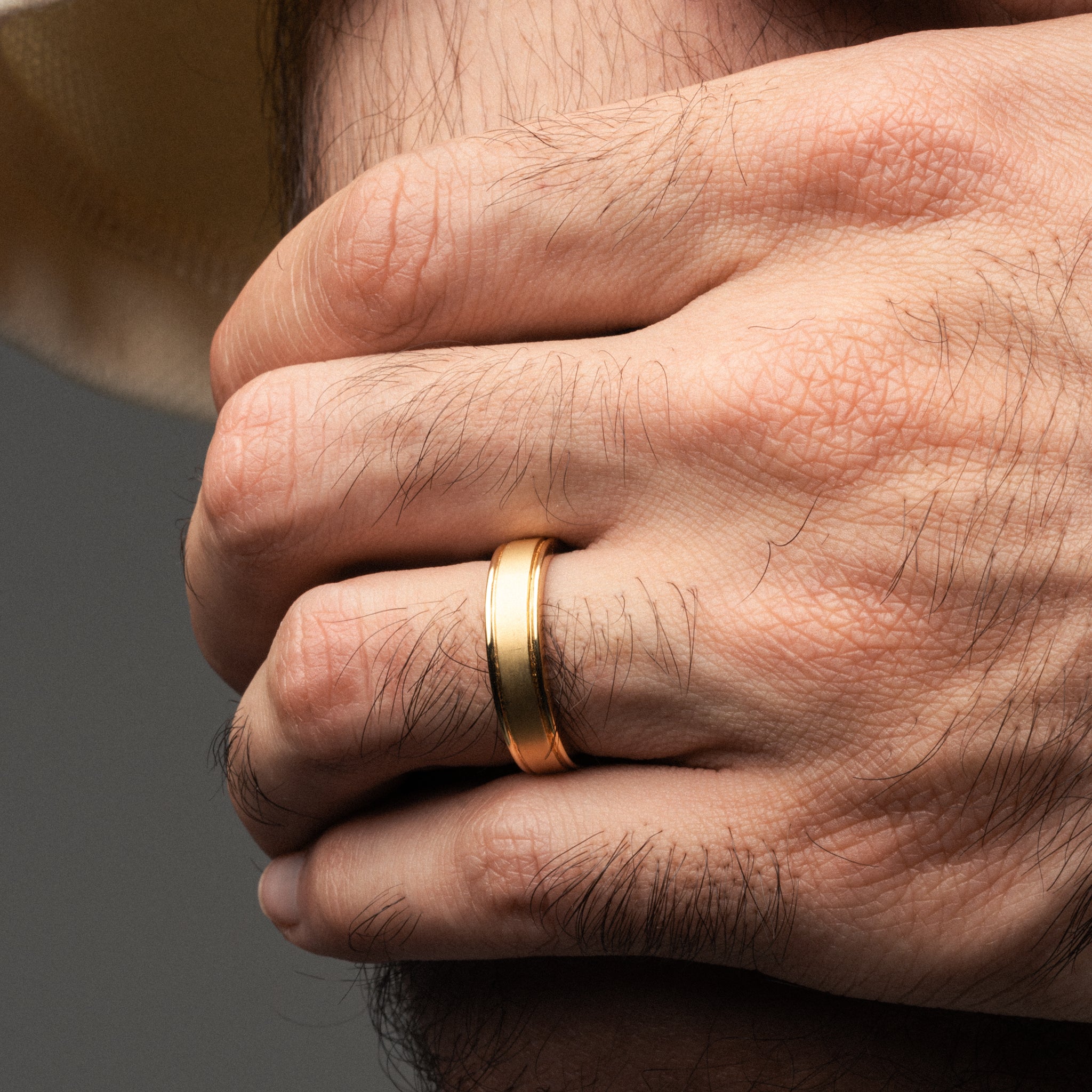 Groove Detail Wedding Band