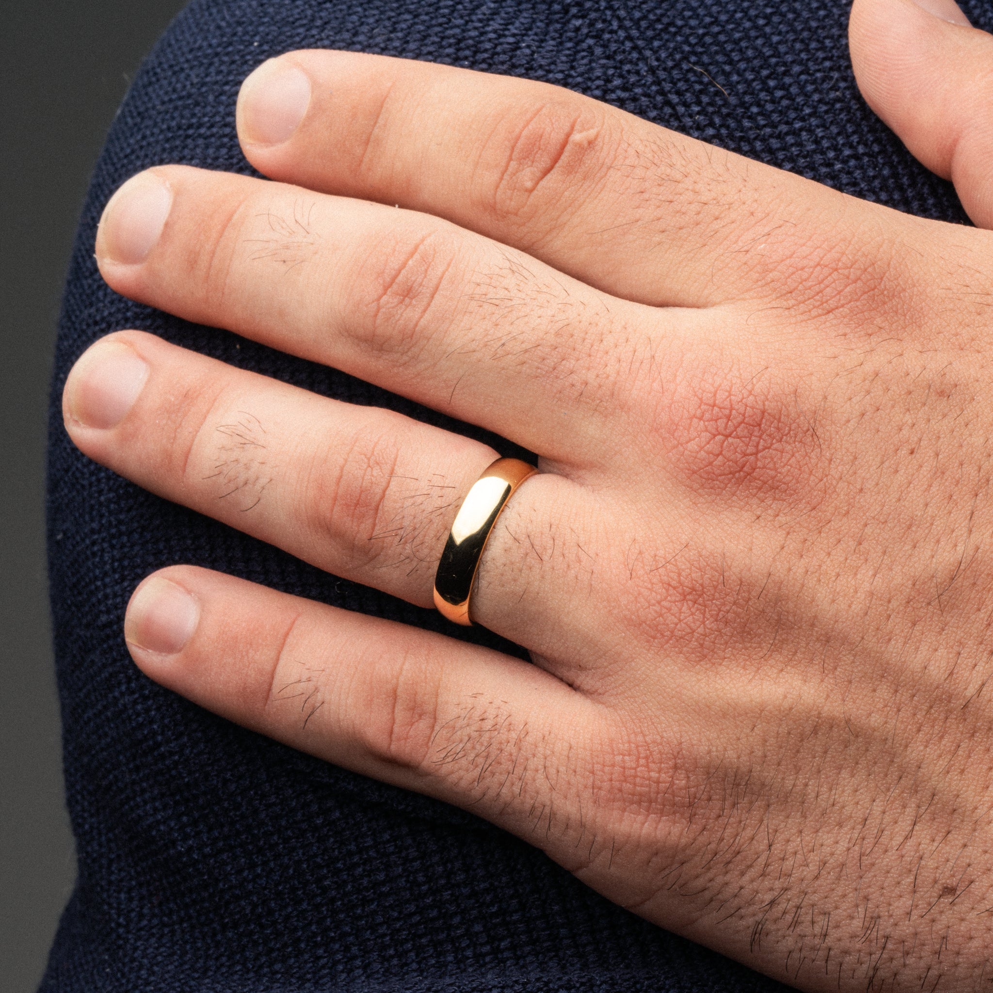Classic Court Shape 5mm Wedding Band