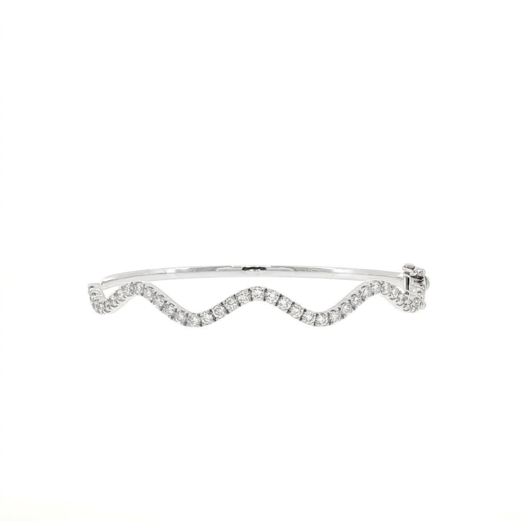 Diamond Wave Bangle