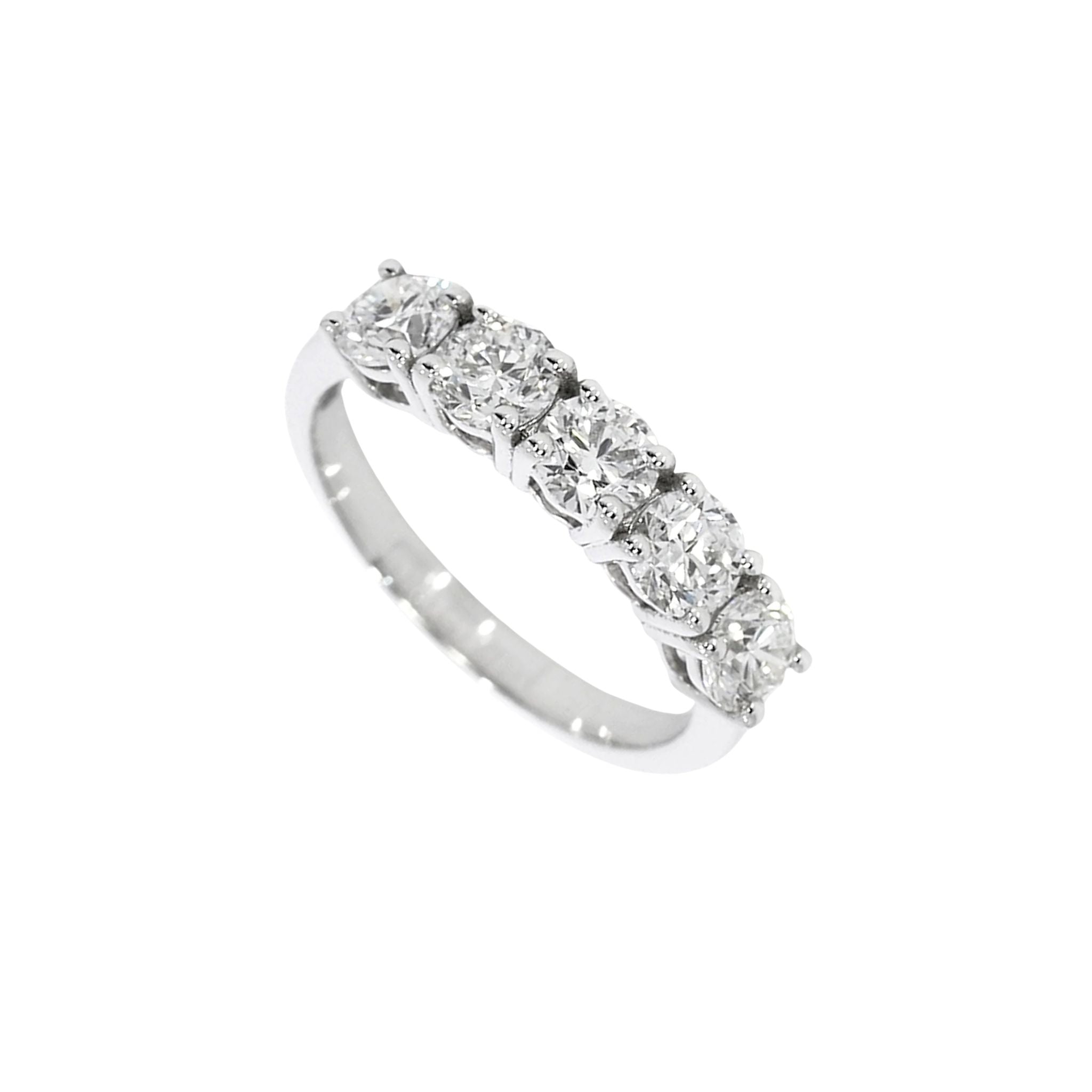 Classic Five Stone Eternity Ring