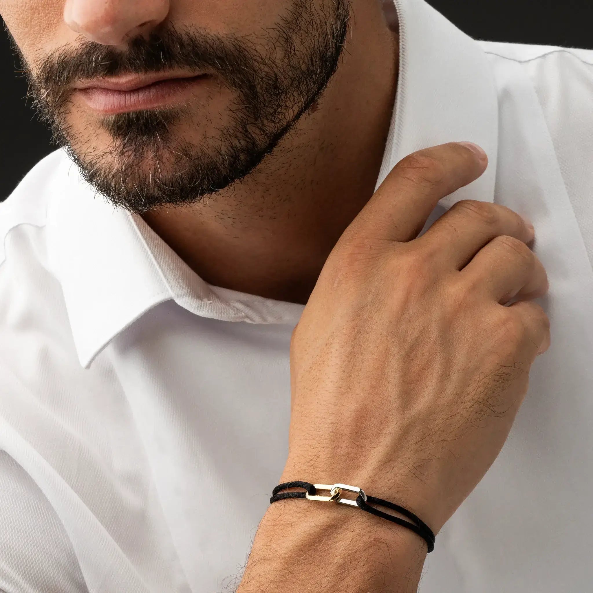 Forever bracelet for men with engraving