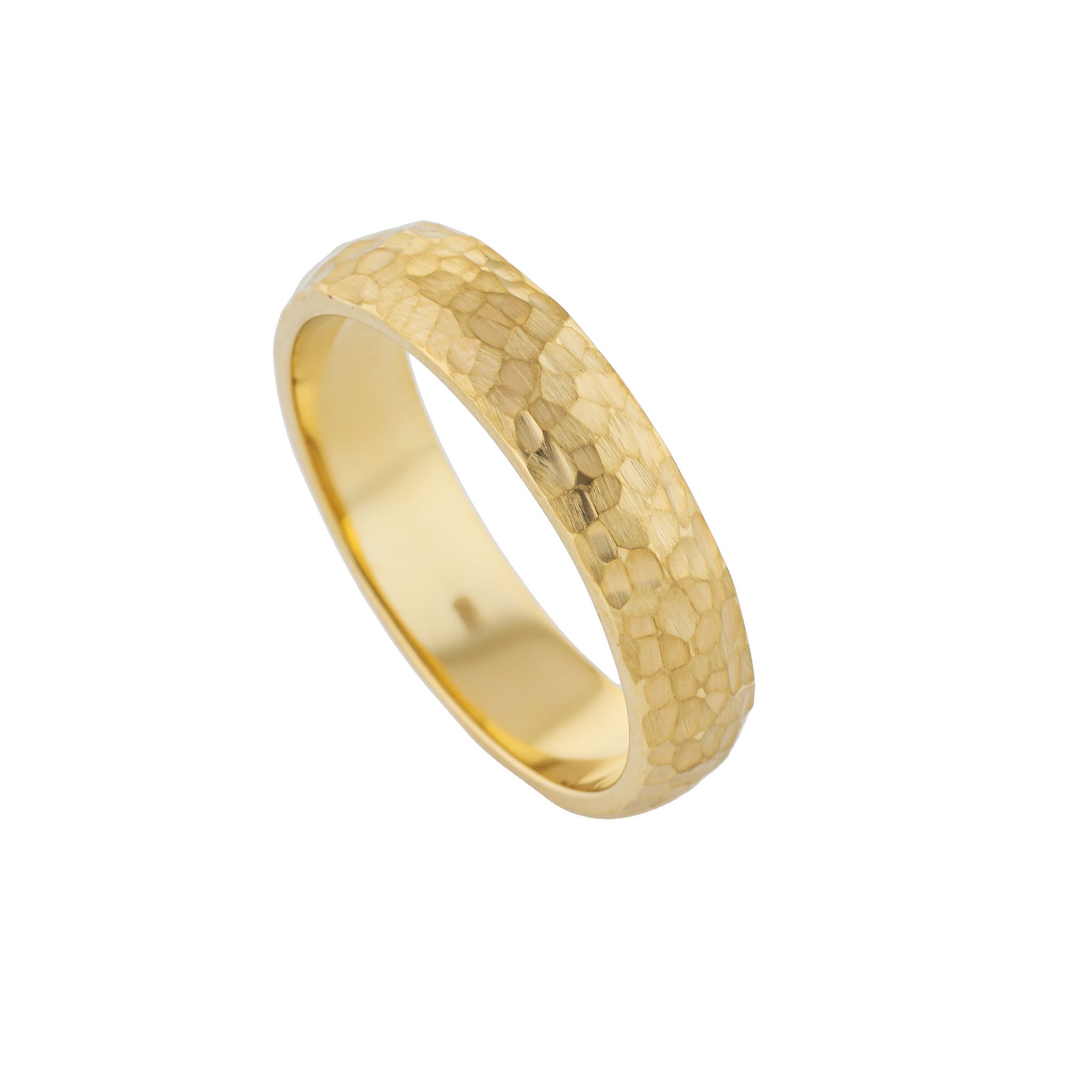 Hammered Gold Ring