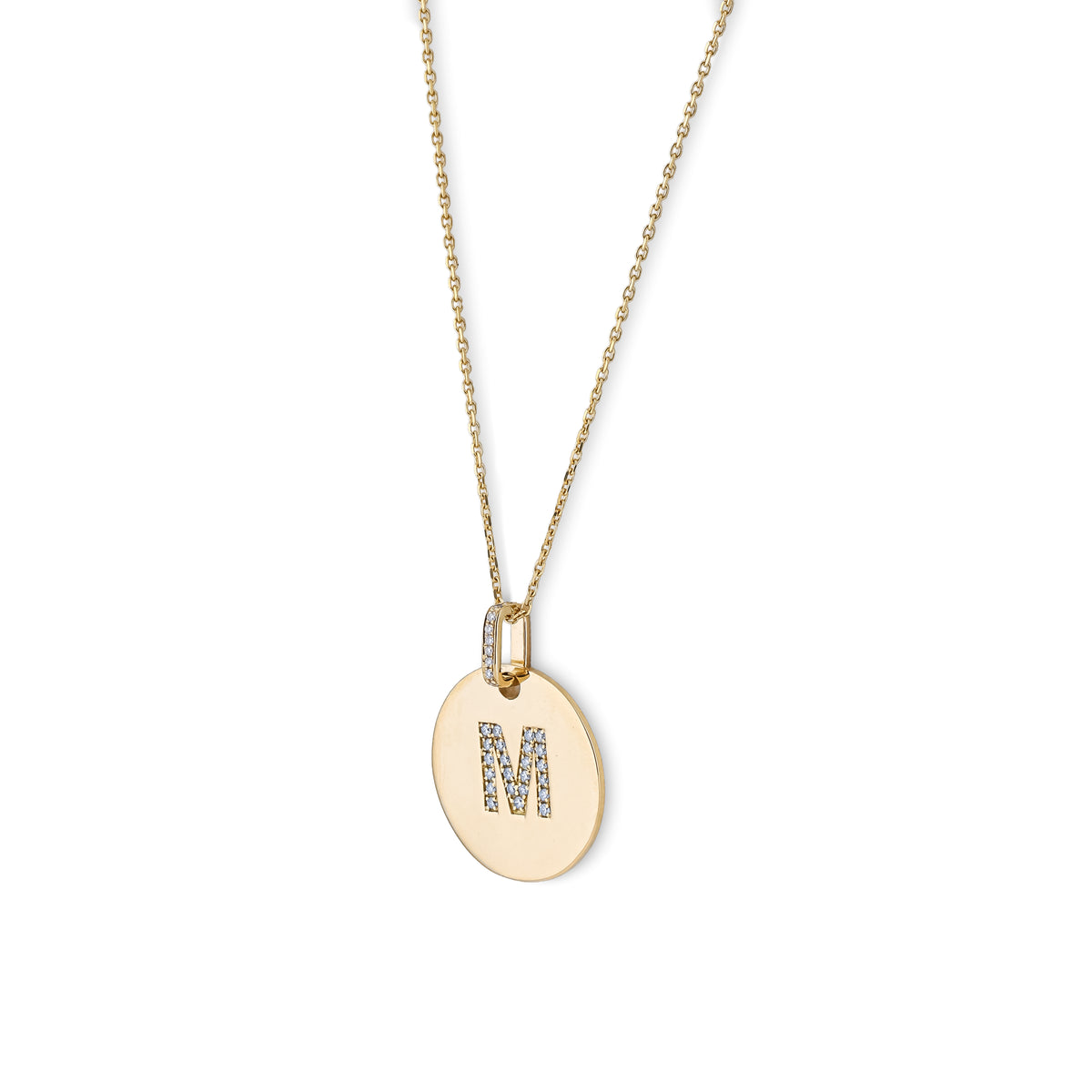 Love Letter Disk Necklace
