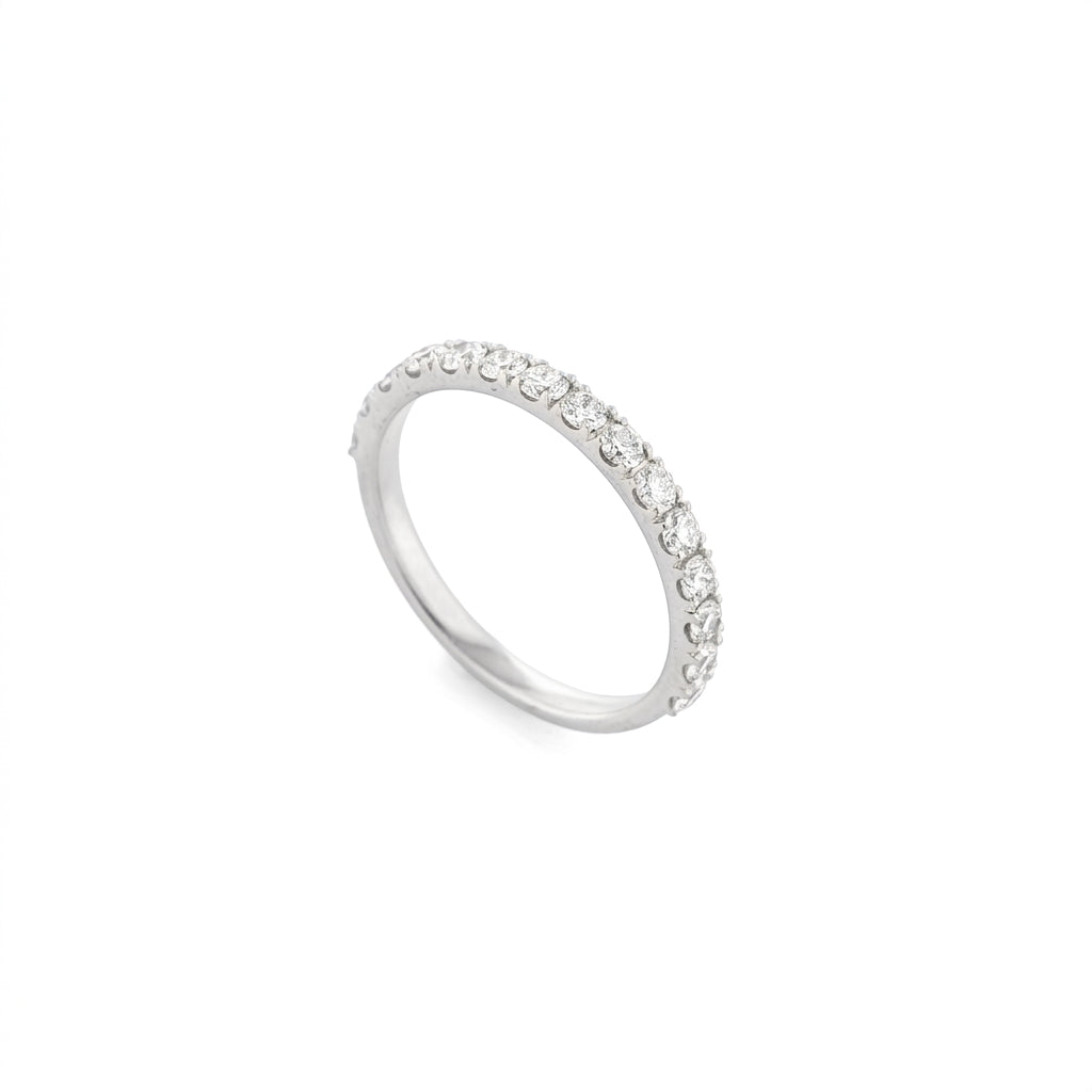 0.80ct Diamond Half Hoop Band