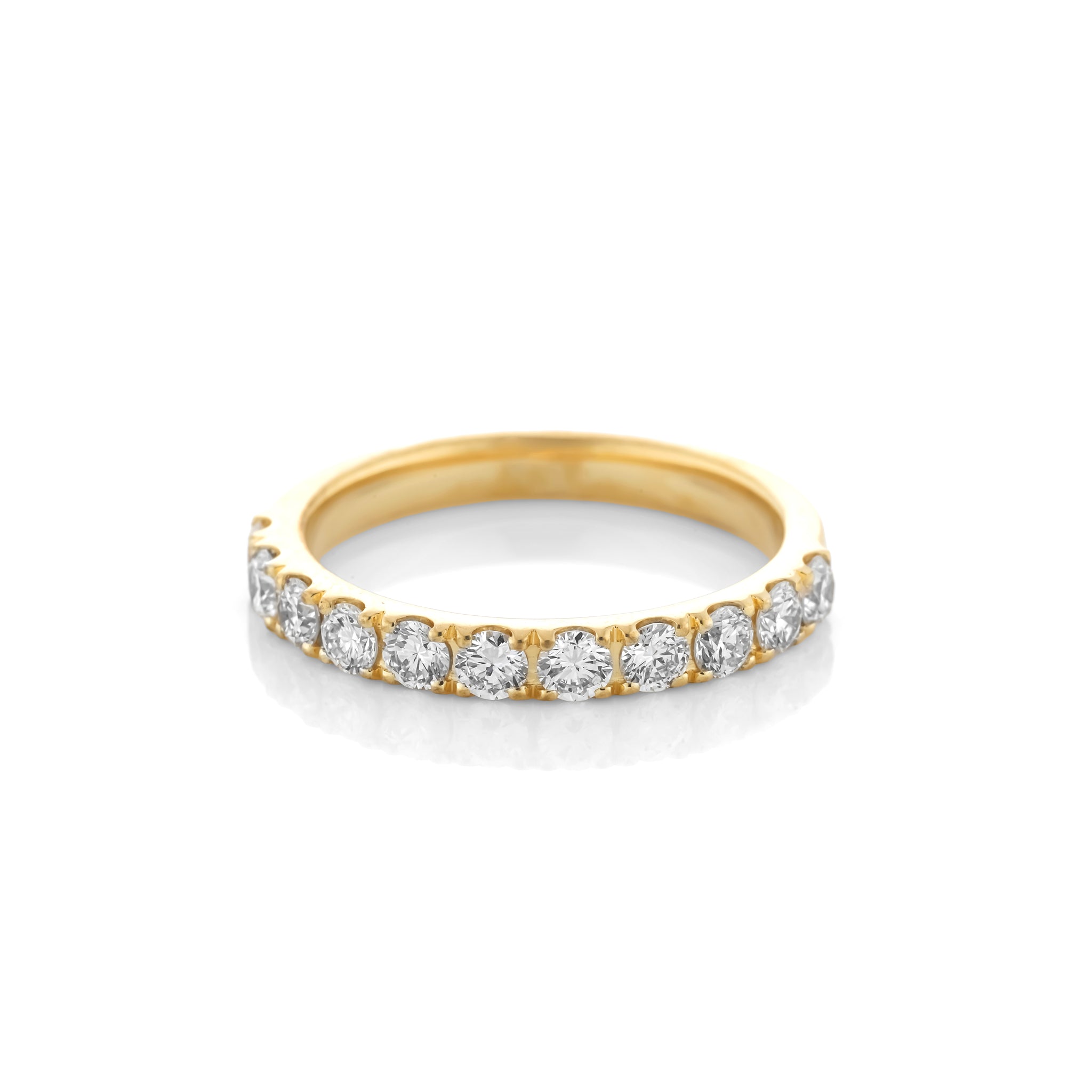0.90ct Diamond Half Hoop Band