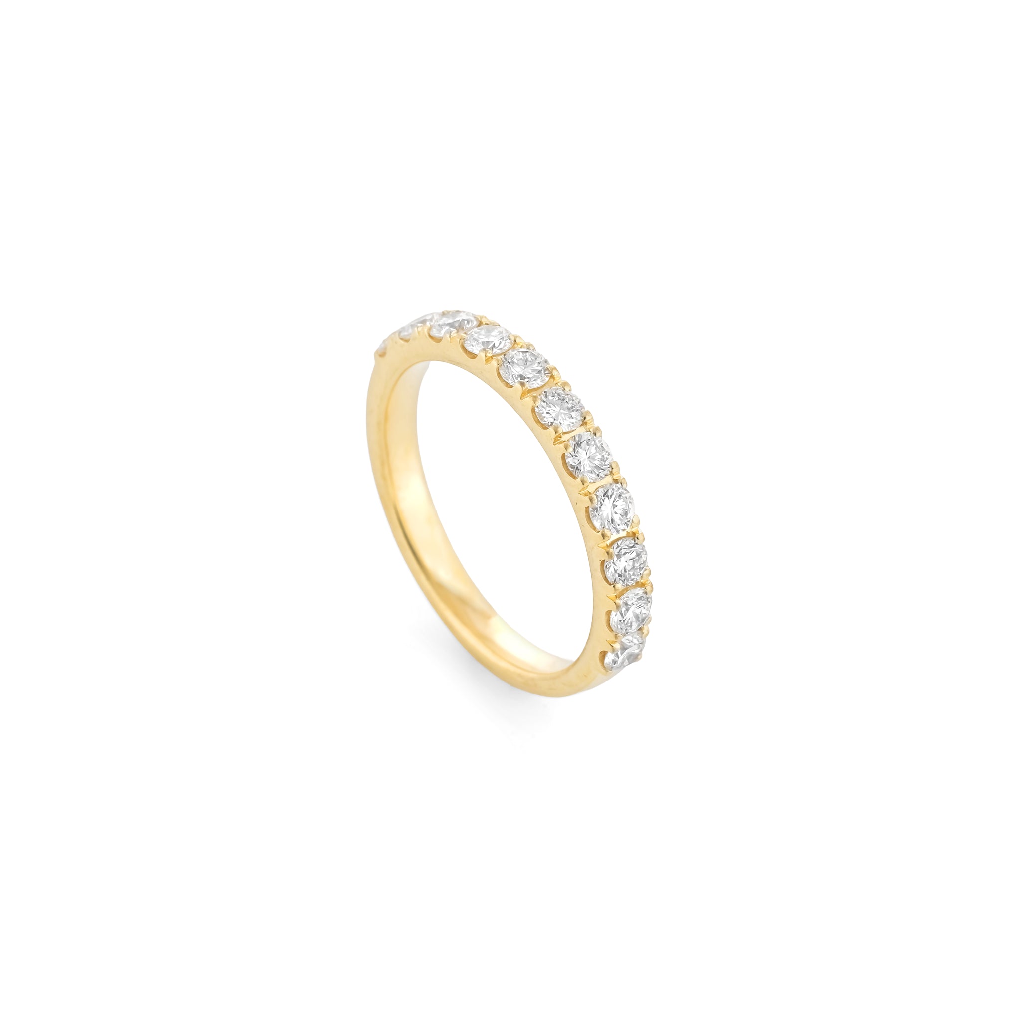 0.90ct Diamond Half Hoop Band