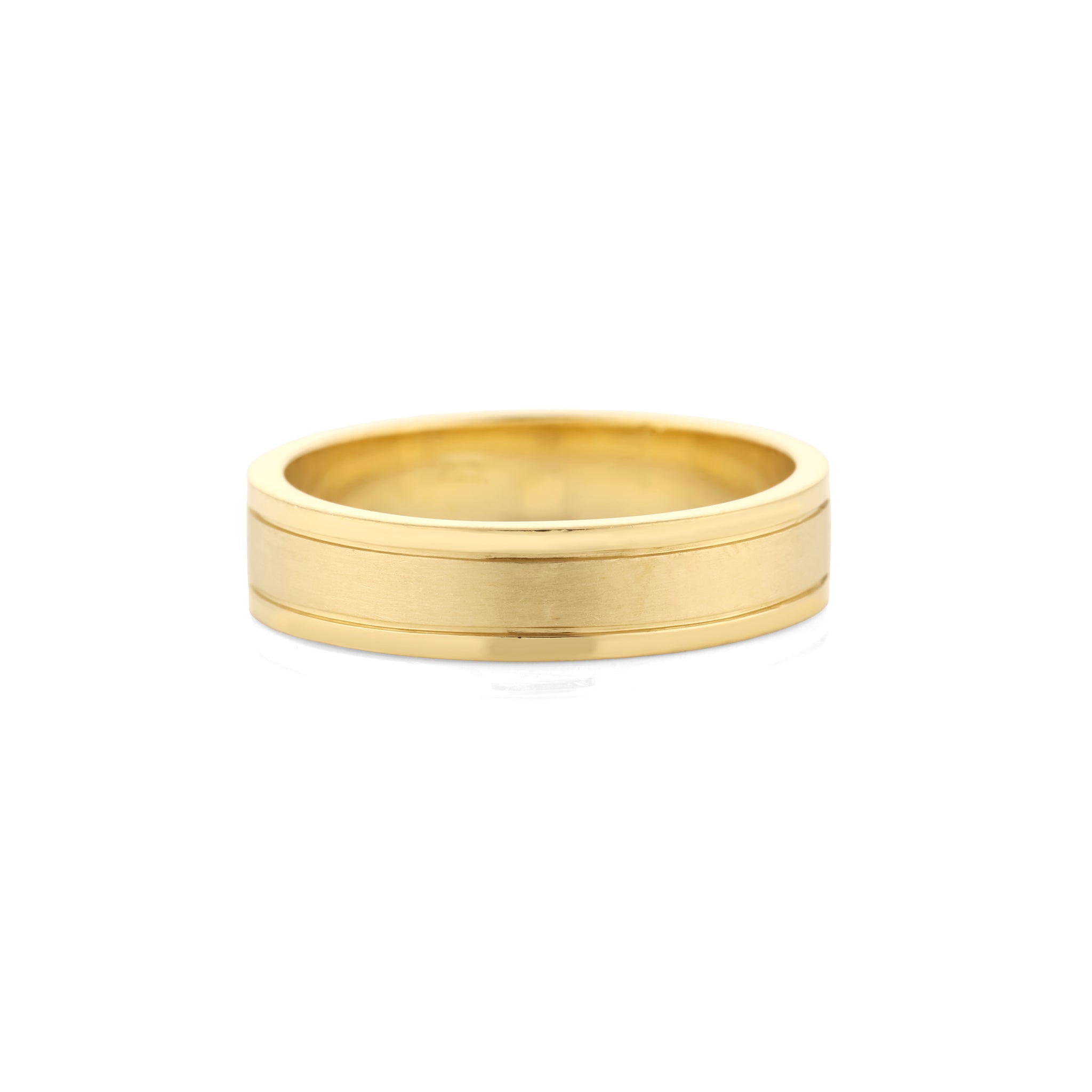 Groove Detail Wedding Band