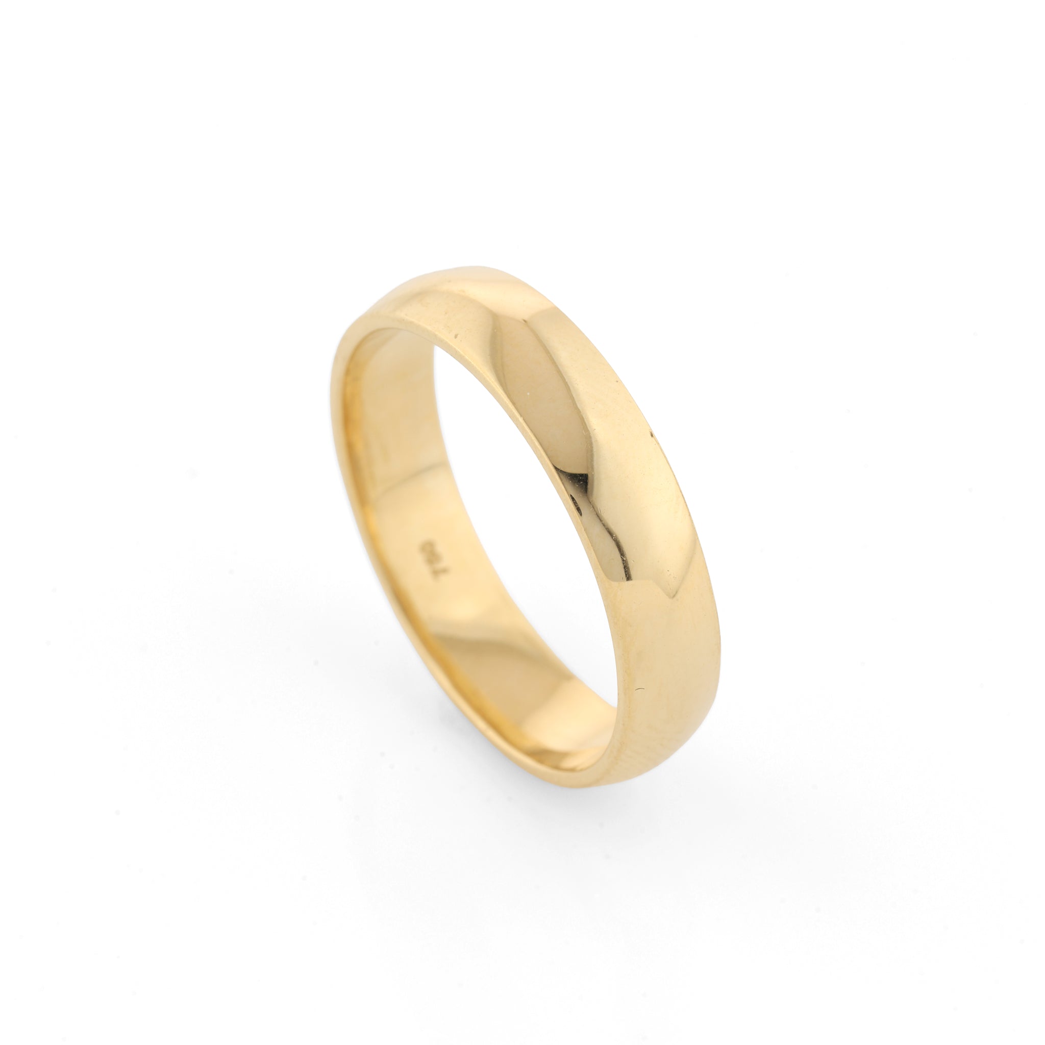 Classic Court Shape 5mm Wedding Band