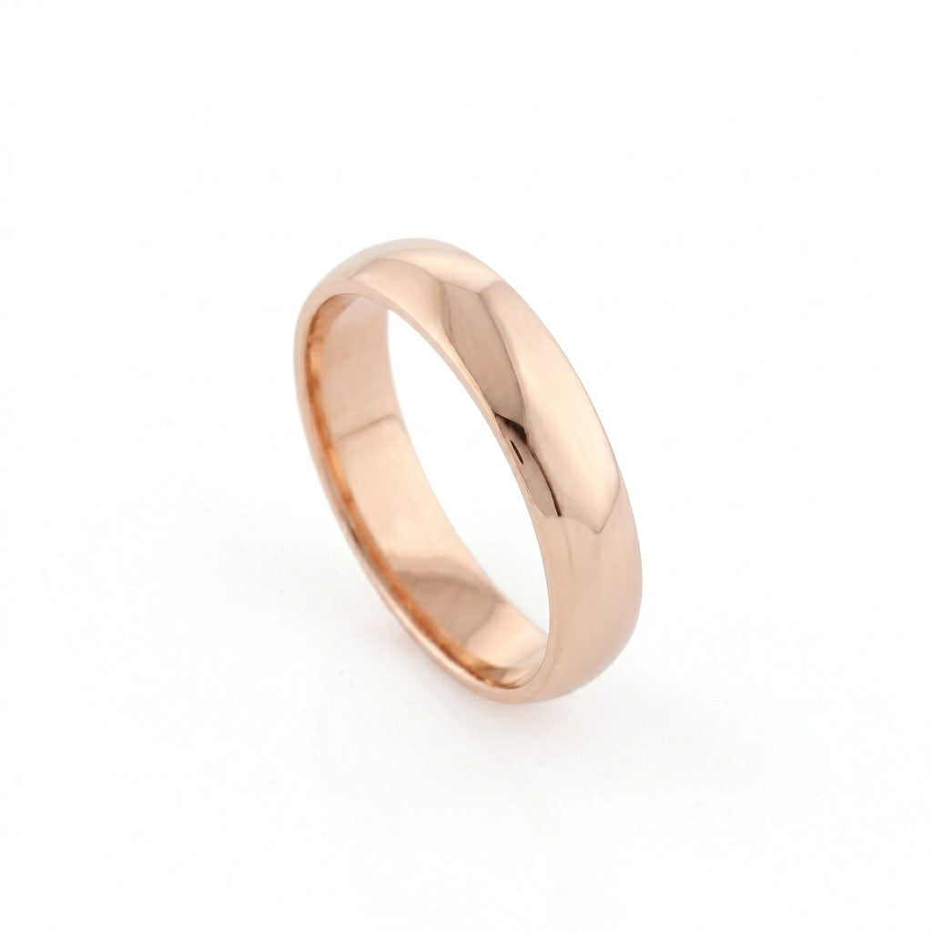 Classic Court Shape 5mm Wedding Band
