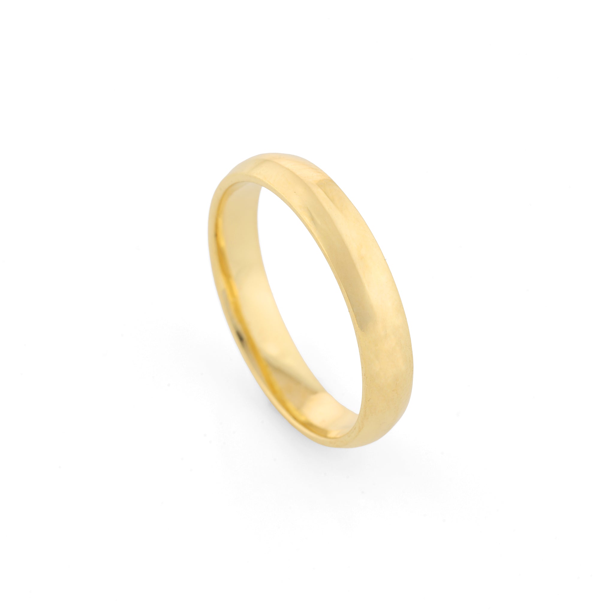 Classic Court Shape 4mm Wedding Band