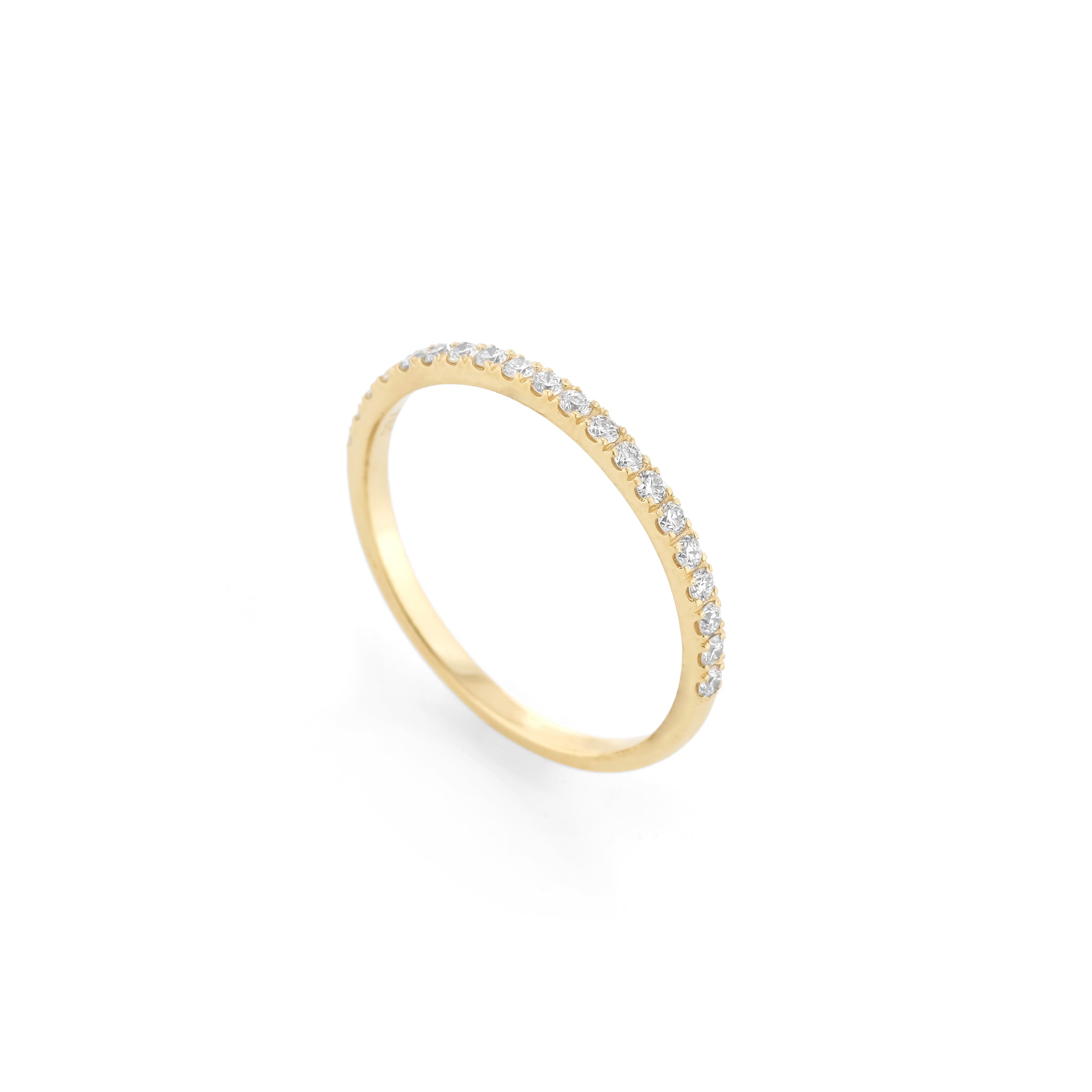 0.25ct Diamond Half Hoop Band