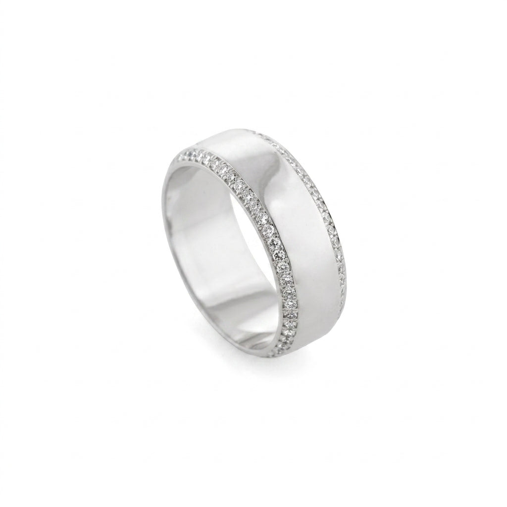 Chunky Gold & Diamond Band