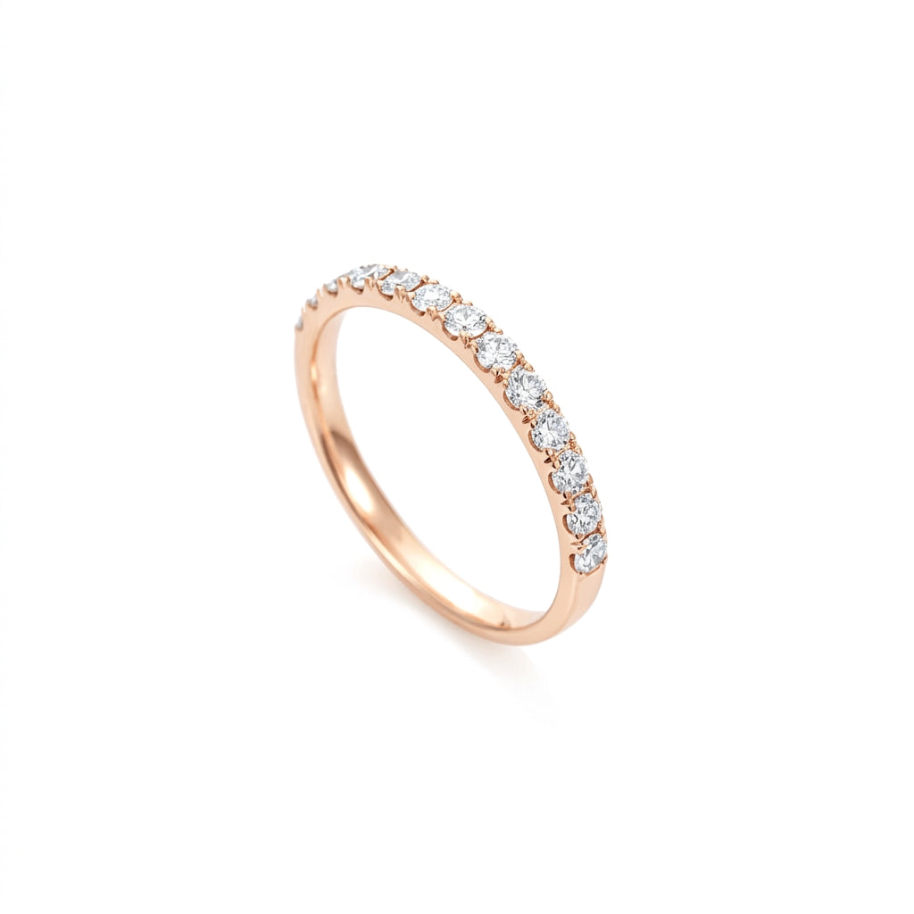 0.40ct Diamond Half Hoop Band