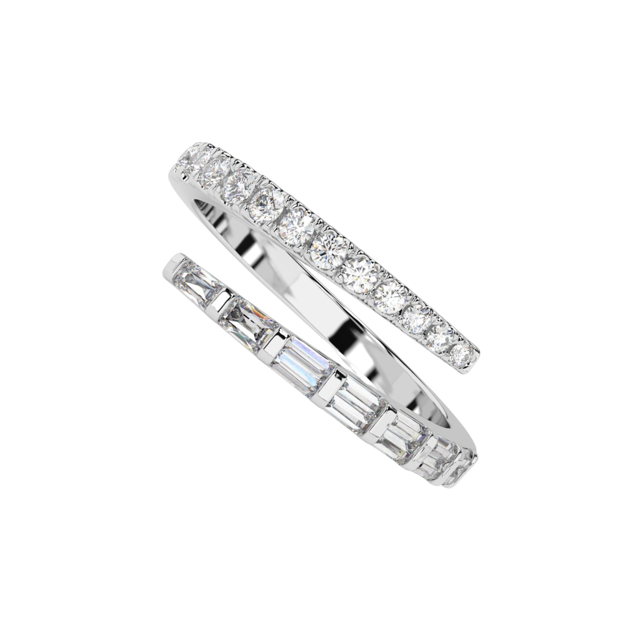 Baguette Wrap Ring