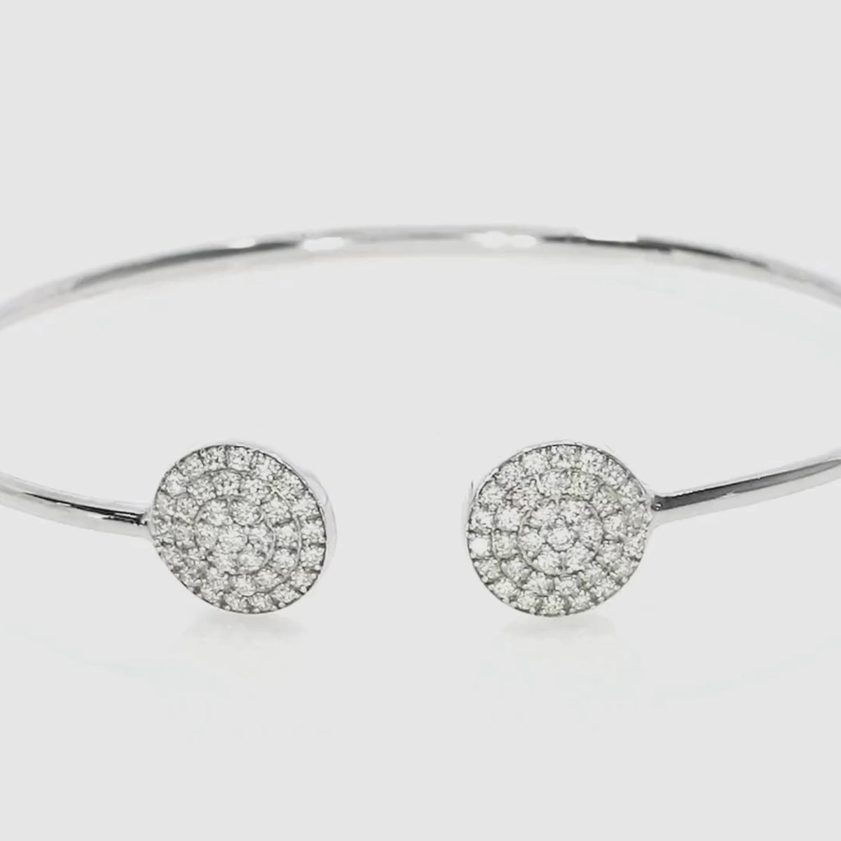 Elegant certified diamond bracelet featuring round diamond clusters set in sleek metal for a sophisticated look